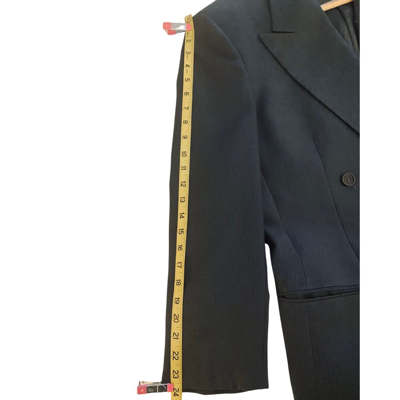 Giorgio Armani Vintage Giorgio Armani Le Collezioni Blazer Double Breasted Size 42R - 7 Thumbnail