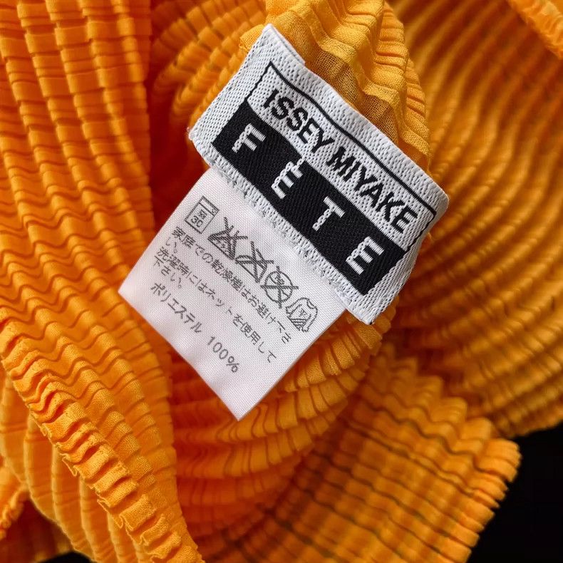 Issey Miyake issey miyake size:2 Orange short-sleeved top Size XXS / US 00 / IT 34 - 4 Thumbnail