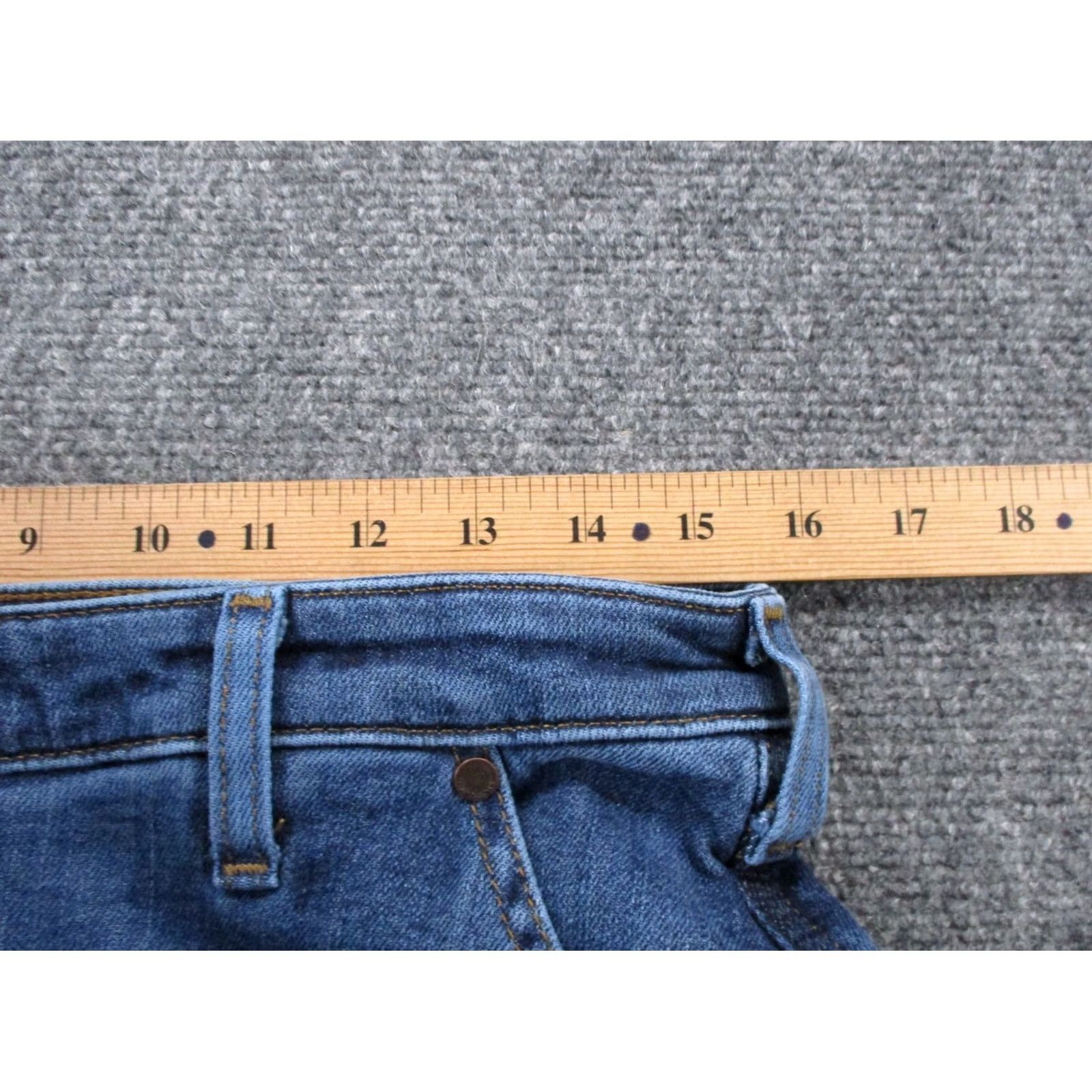 Carhartt Carhartt Jeans Women 10 Short Blue Denim Articulated Knee Workwear Size 24" / US 00 / IT 34 - 6 Thumbnail
