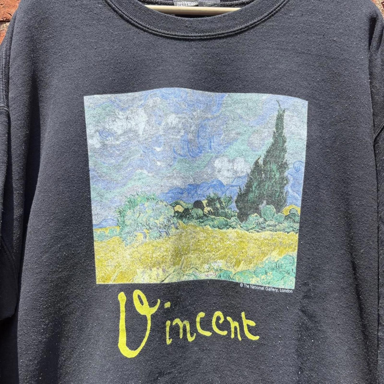 Urban Outfitters Vincent Van Gogh crewneck sweatshirt 00s fits L/XL Size US M / EU 48-50 / 2 - 2 Thumbnail