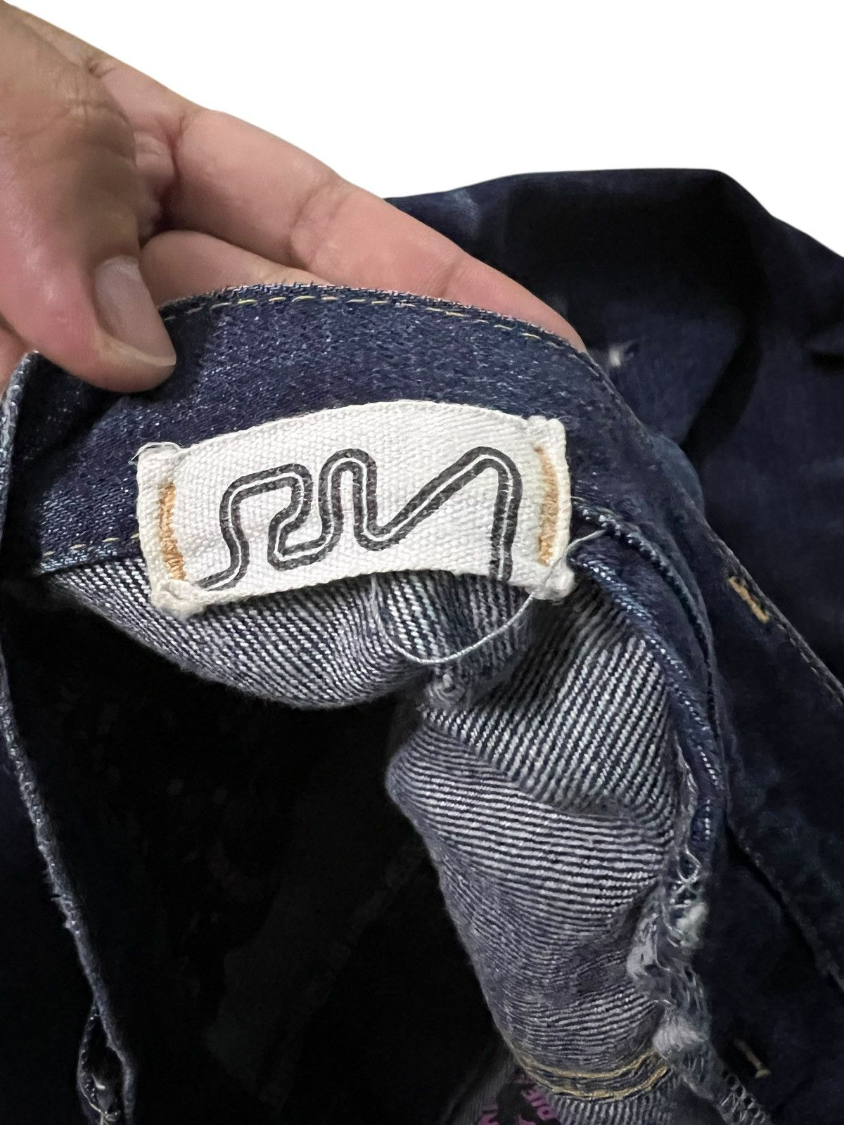 Japanese Brand RNA Twist Leg Distress Low Rise Flare Bootcut Jean Size US 29 - 10 Thumbnail