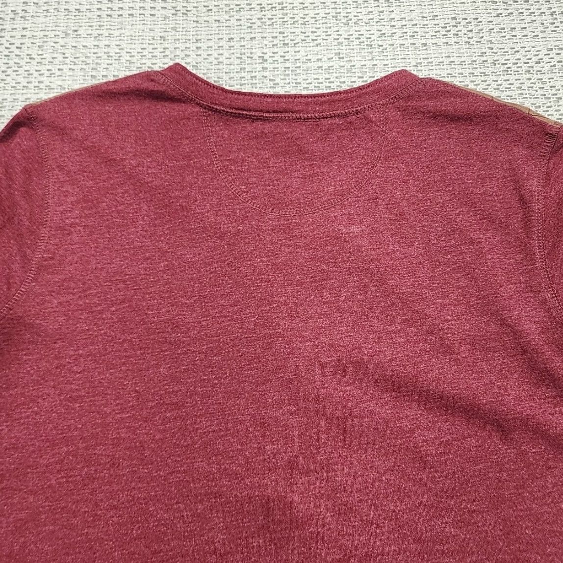 Vintage Bob Timberlake Henley Shirt Mens L Long Sleeve Shoulder Elbow Patches Button-Up Casual Shirt Size US L / EU 52-54 / 3 - 7 Thumbnail