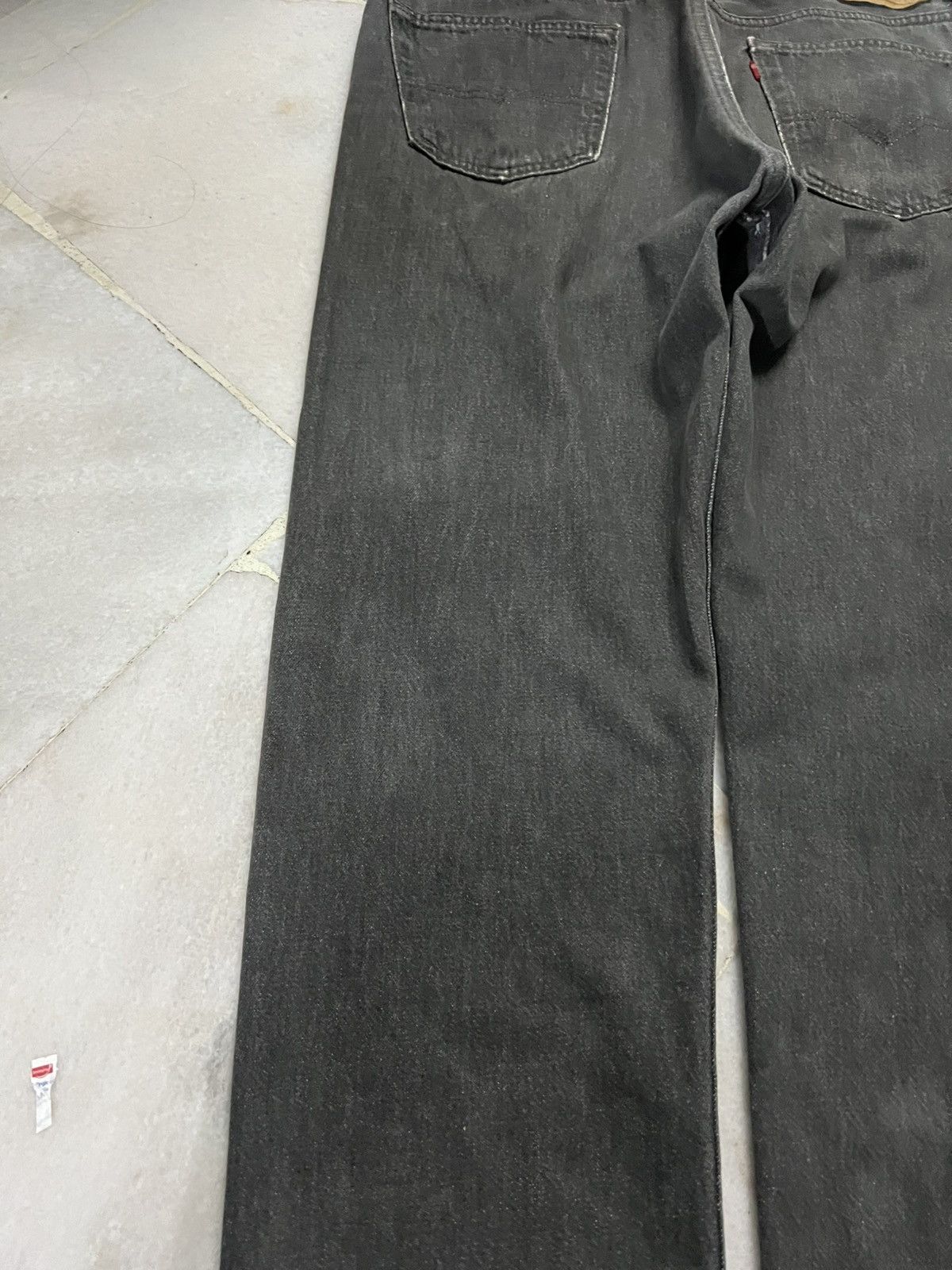 Levi's 💥90’s💥Vintage Levis 501 Faded Made In USA Distressed Jean Size US 35 - 16 Thumbnail