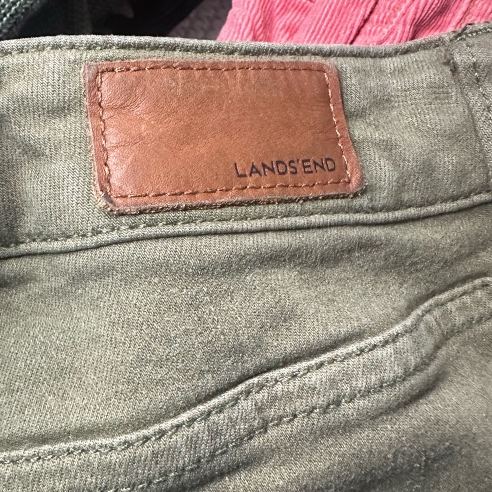 Lands' End Lands End Not to Low Rise Slim Jeans Green Size 30" / US 8 / IT 44 - 7 Thumbnail