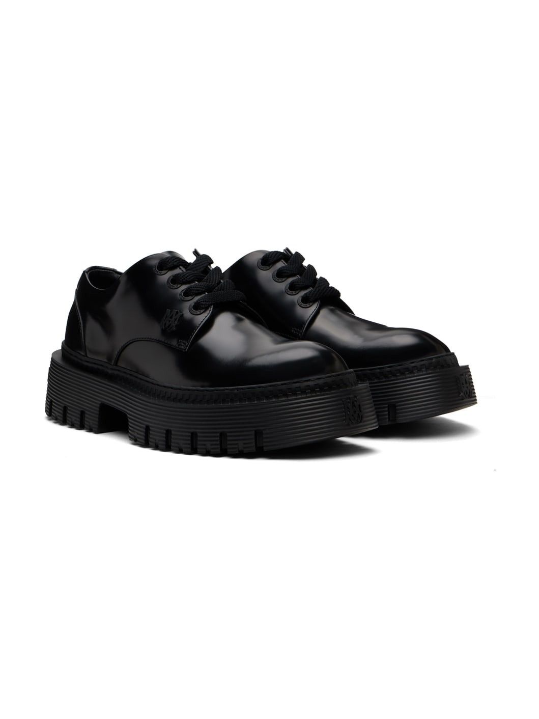 Amiri o1w1db10325 Lug-Sole Derbys Shoes in Black Size US 8 / EU 41 - 4 Thumbnail