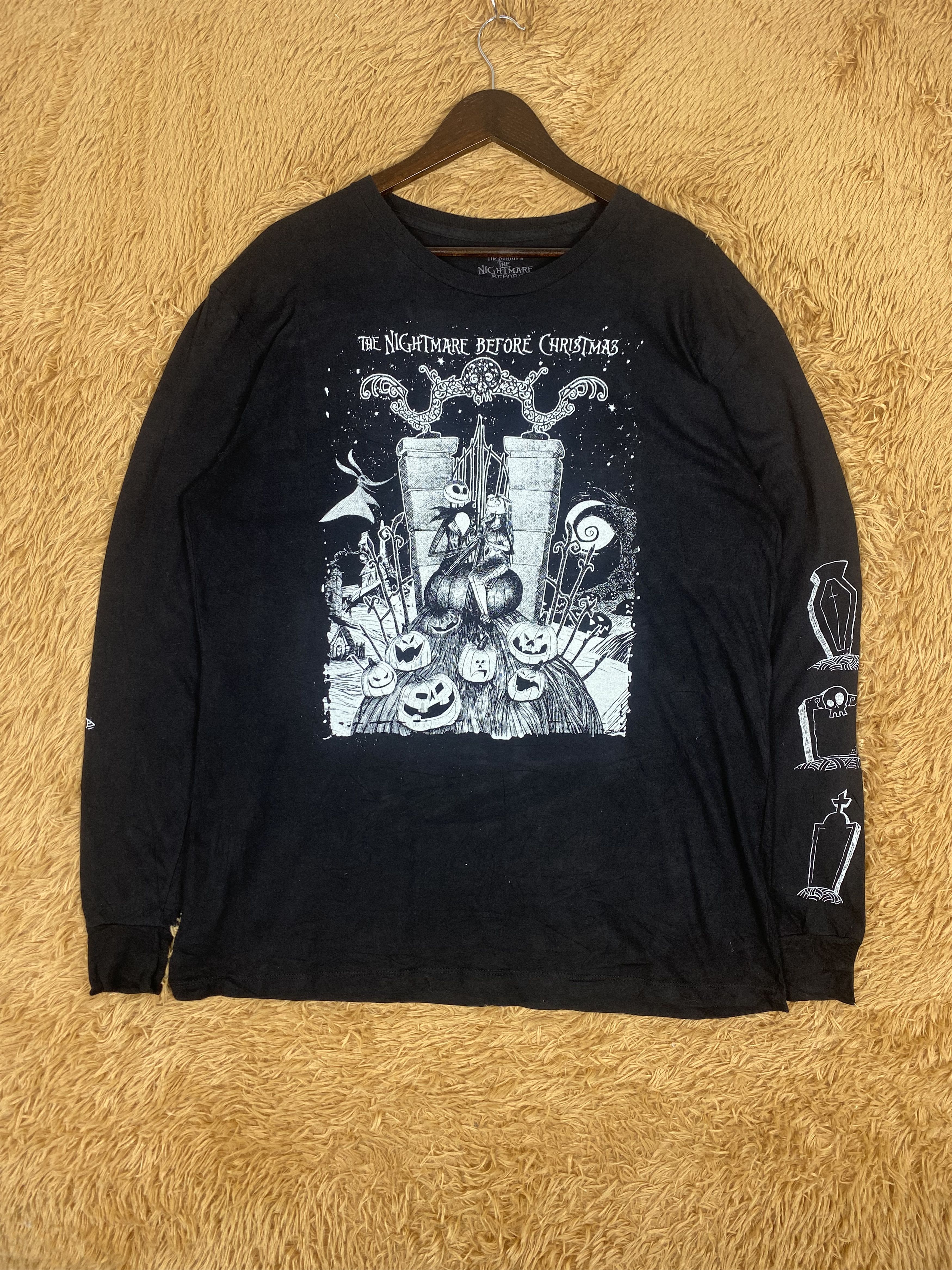 Disney Vintage Disney The Burton Nightmare Shirt Size US L / EU 52-54 / 3 - 1 Thumbnail