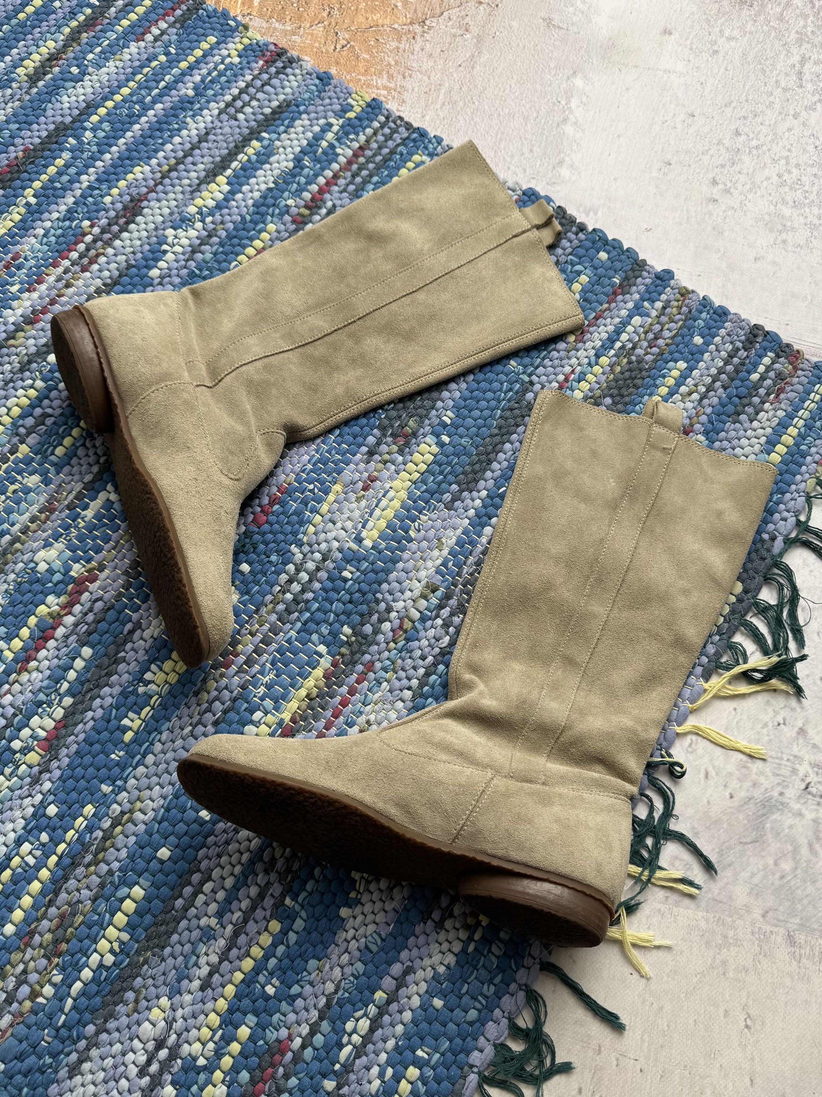 Vintage Vintage Suede Boots A8D15 Size US 8 / IT 38 - 4 Thumbnail