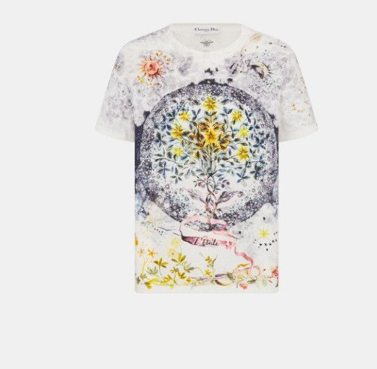 Dior o1w1db10225 413T09 T-Shirt in Multicolor Size XS / US 0-2 / IT 36-38 - 1 Thumbnail
