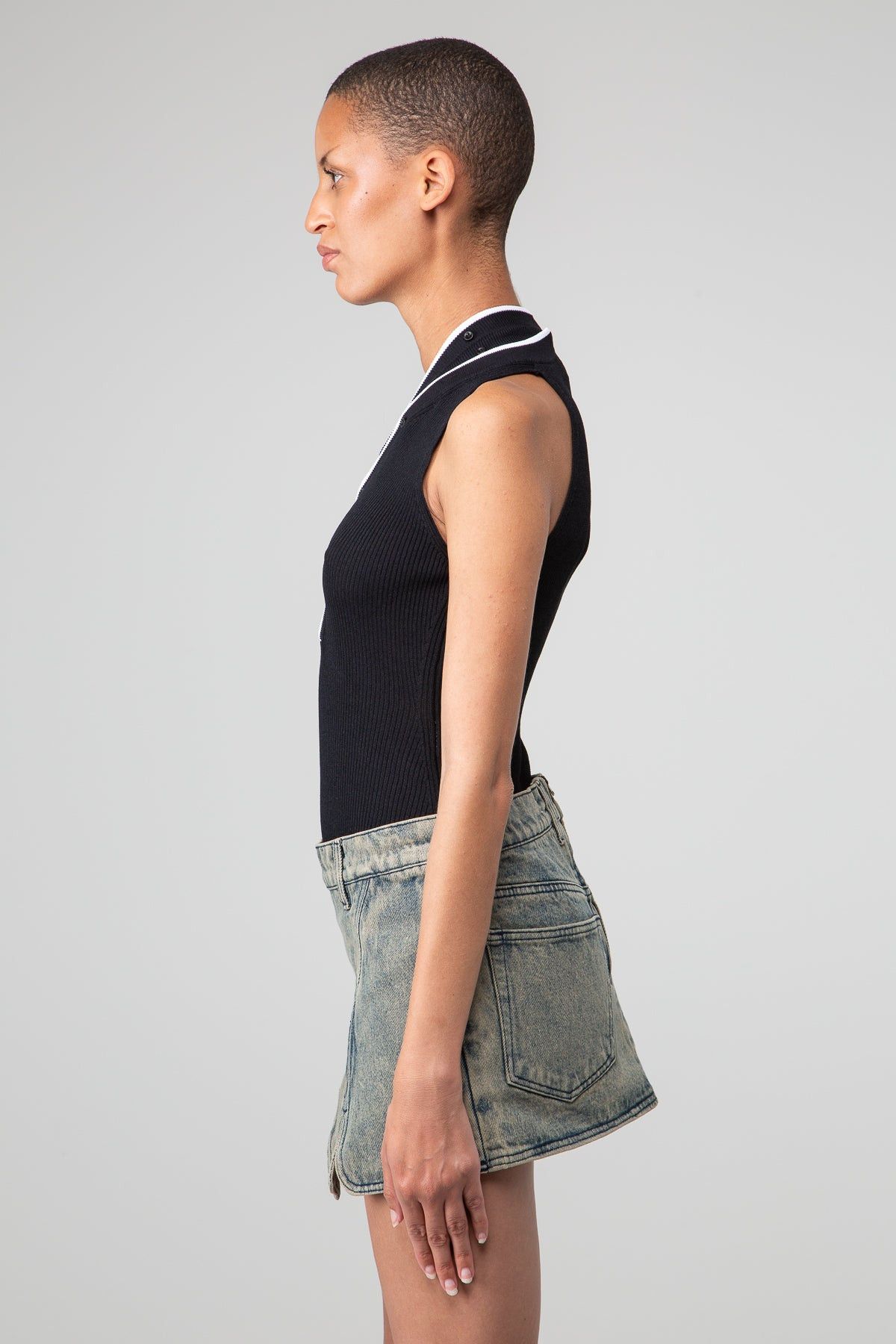 Y/Project $805 Y/Project Triple Neck Bodysuit Size XXS / US 00 / IT 34 - 2 Thumbnail