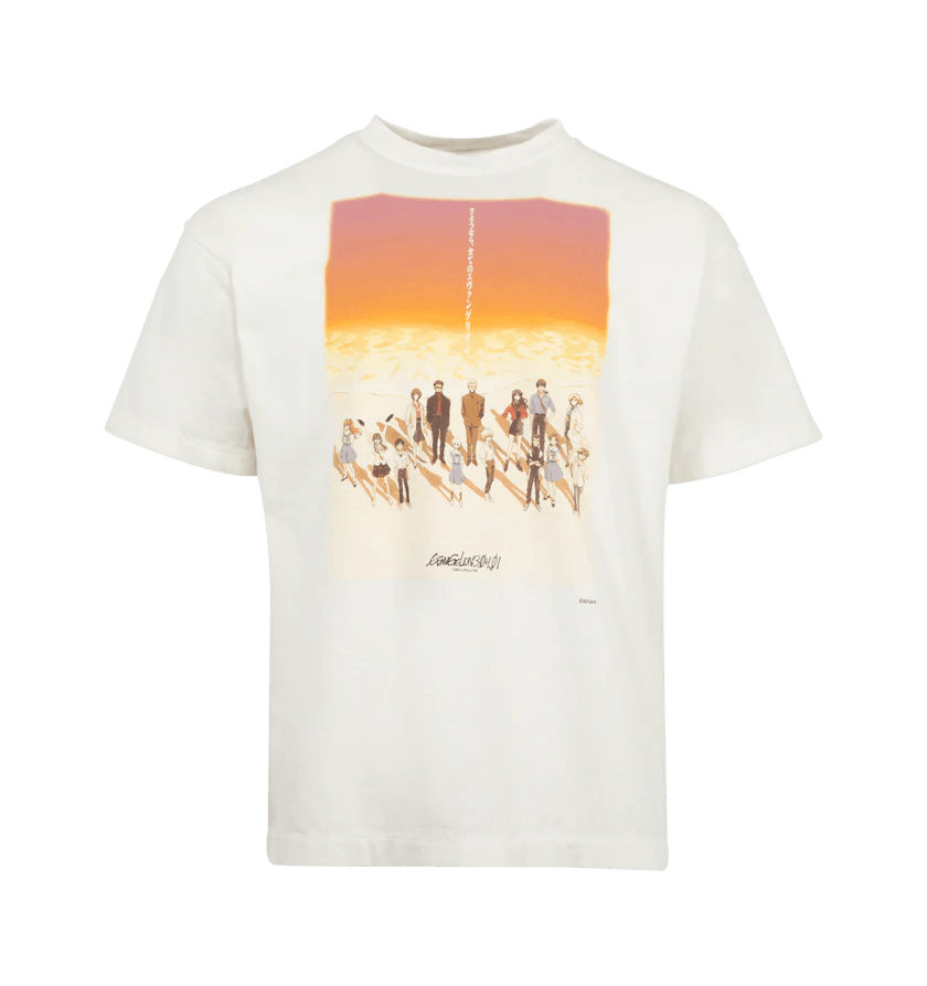 Saint Michael o1h1sh11225 Printed Tee in White/Orange Size US L / EU 52-54 / 3 - 1 Thumbnail