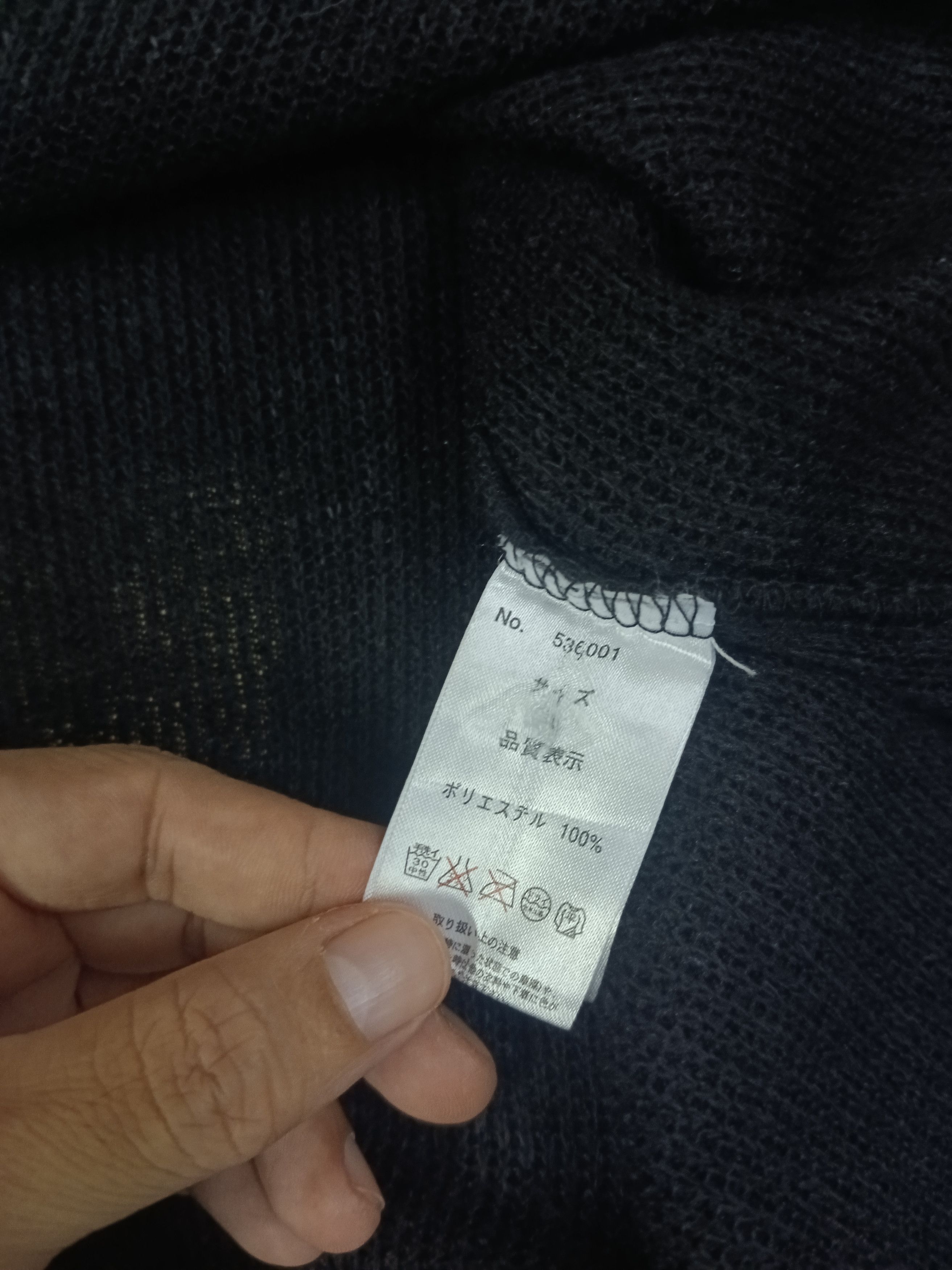 semanticdesign SEMANTIC DESIGN SEDI STAIL ZIPPER KNIT Size US M / EU 48-50 / 2 - 7 Thumbnail