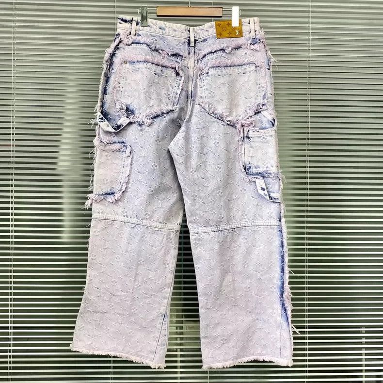 Louis Vuitton LOUIS VUITTON presbyopia and full print jeans 2504-Nextarro Size US 32 / EU 48 - 2 Thumbnail