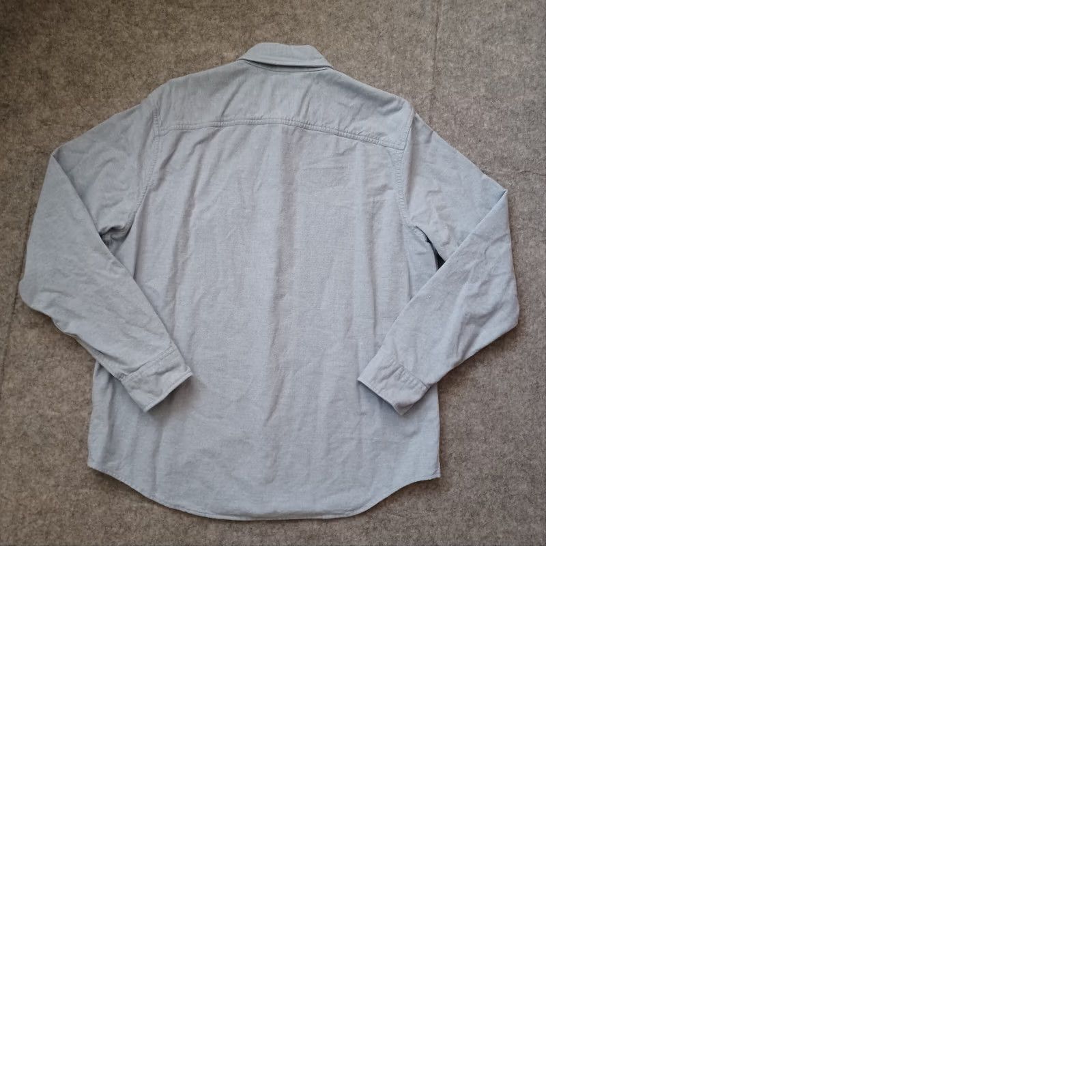 Abercrombie & Fitch Abercrombie & Fitch Shirt Mens 2XL Gray Flannel Heavy Shacket Button-Up Casual Workwear Pocketed Size US XXL / EU 58 / 5 - 9 Thumbnail