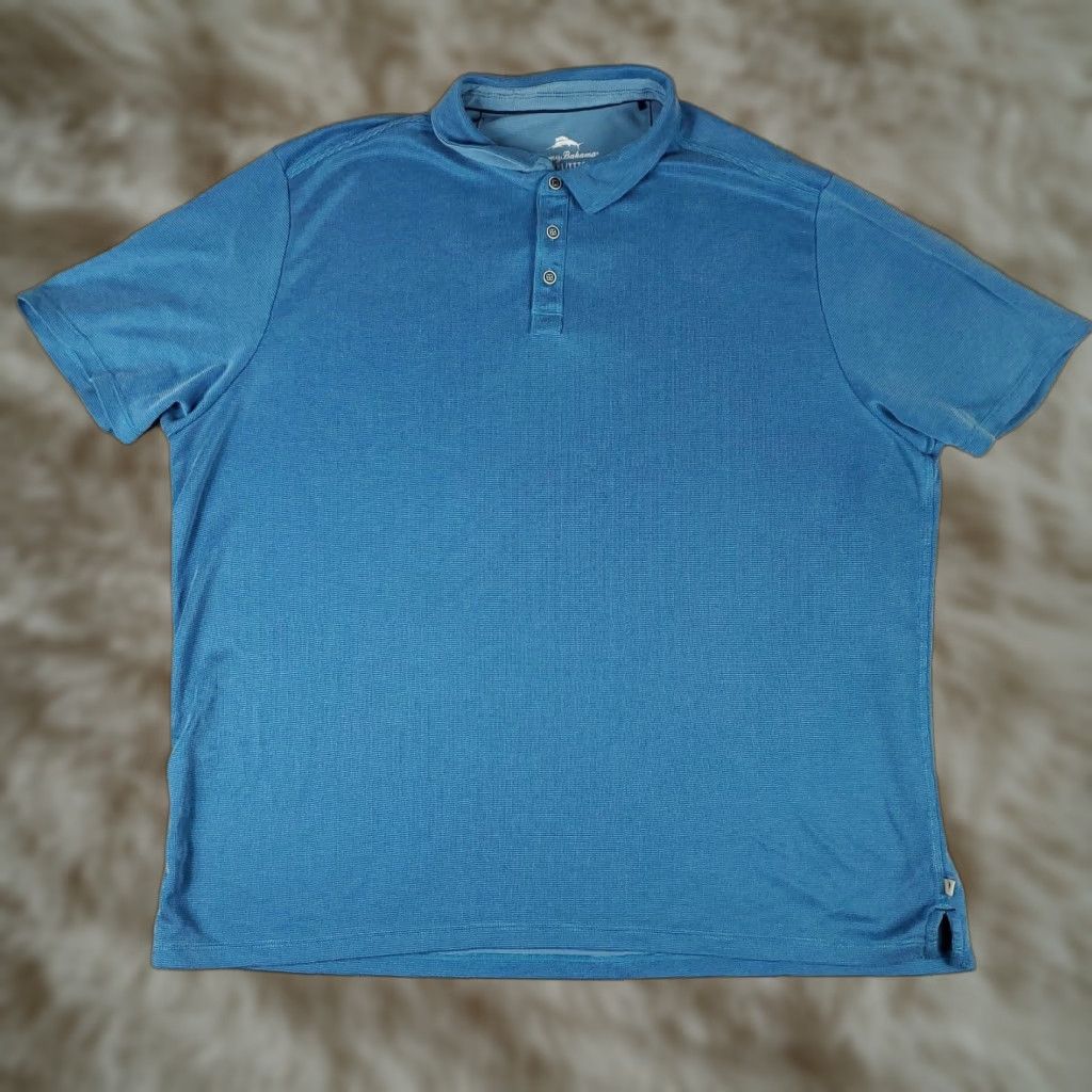 Tommy Bahama VINTAGE Tommy Bahama Polo Shirt Mens 3XL Blue Marlin Short Sleeve Casual Polo Adult 3XL Blue Logo Classic Modern Preppy Mens Size US XXL / EU 58 / 5 - 1 Thumbnail