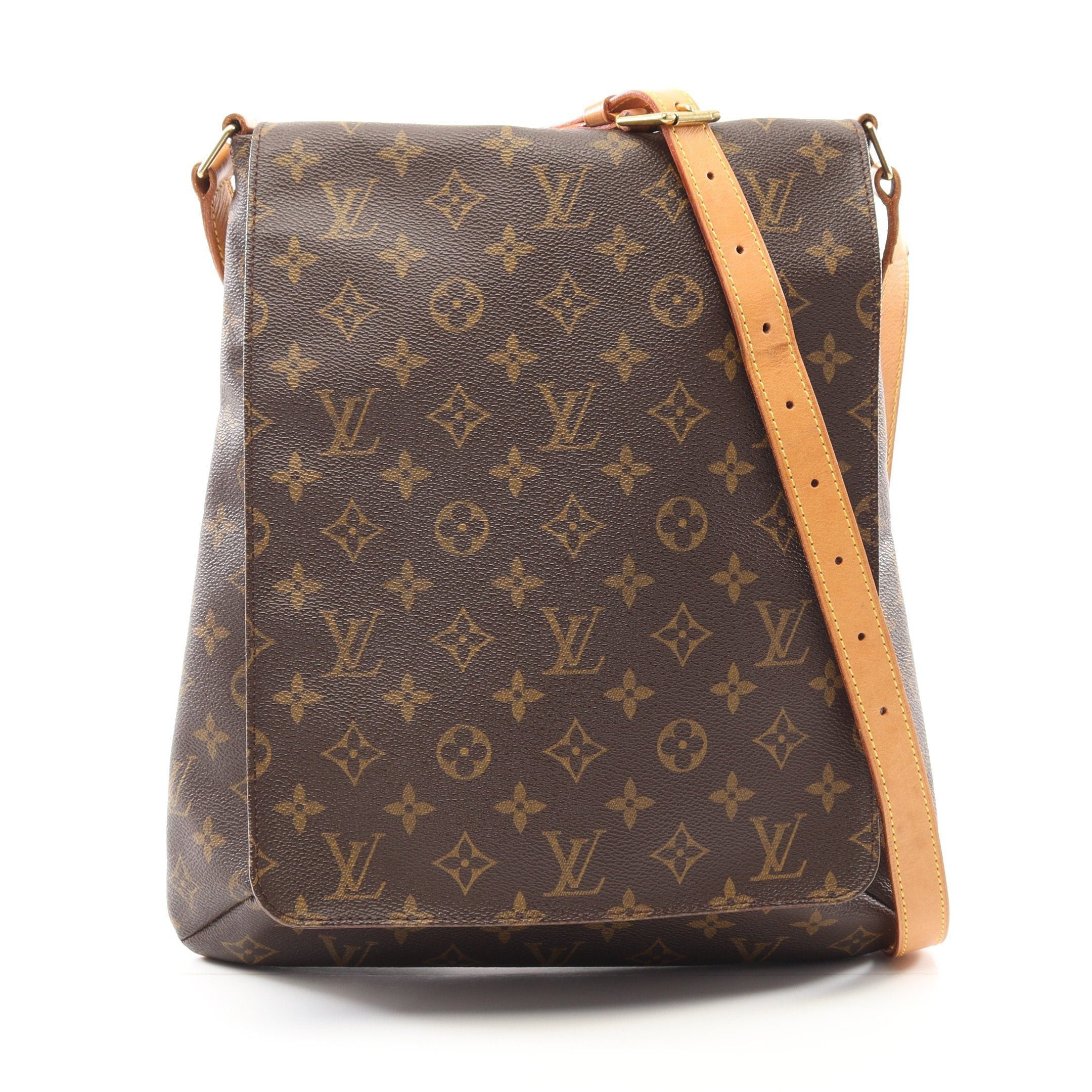 Louis Vuitton Louis Vuitton Musette Monogram Shoulder Bag Leather Brown Size ONE SIZE - 1 Thumbnail