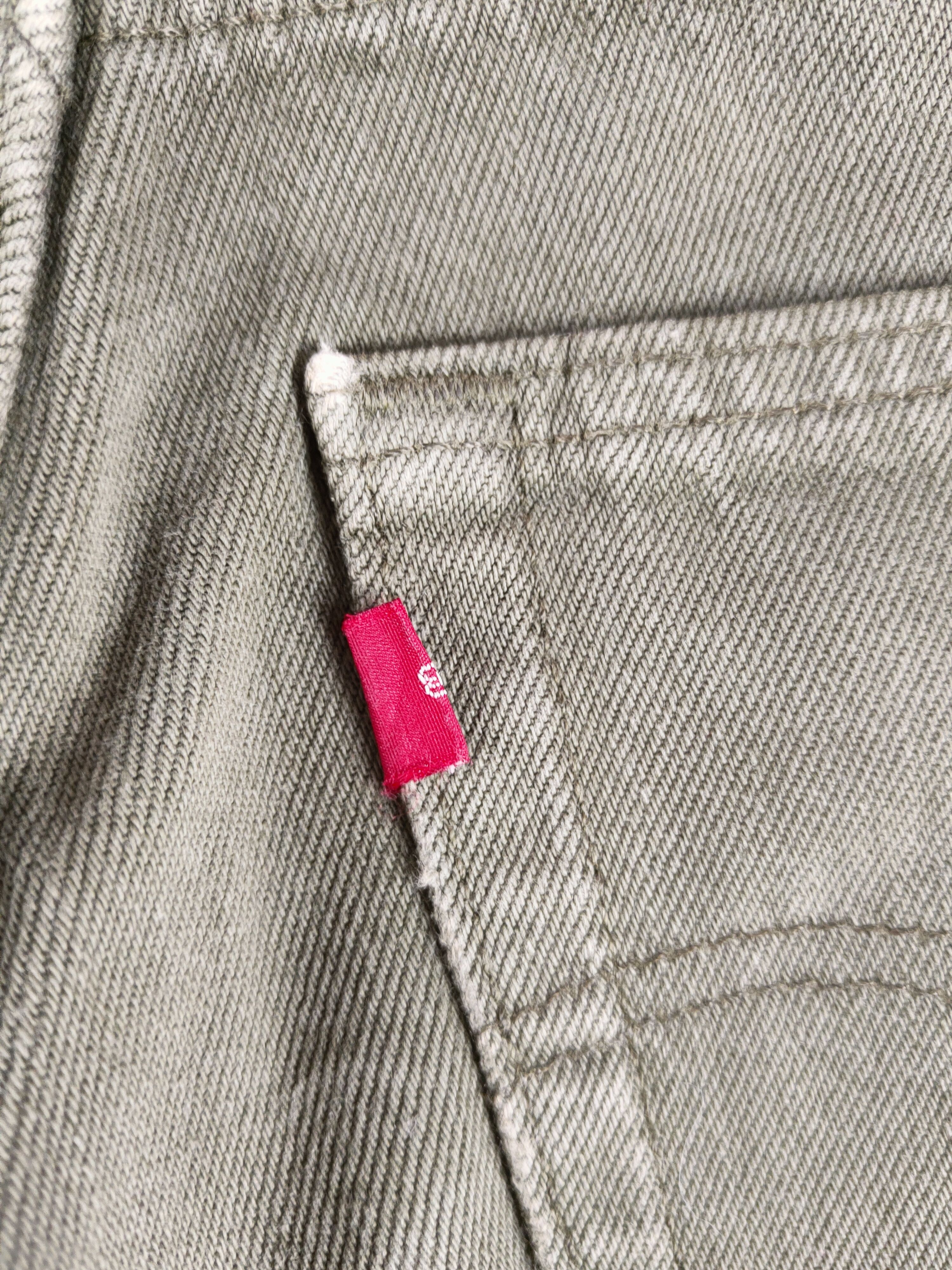 Levi's 501 Levi's Olive vintage Denim Jeans #S2836 Size US 27 - 10 Thumbnail