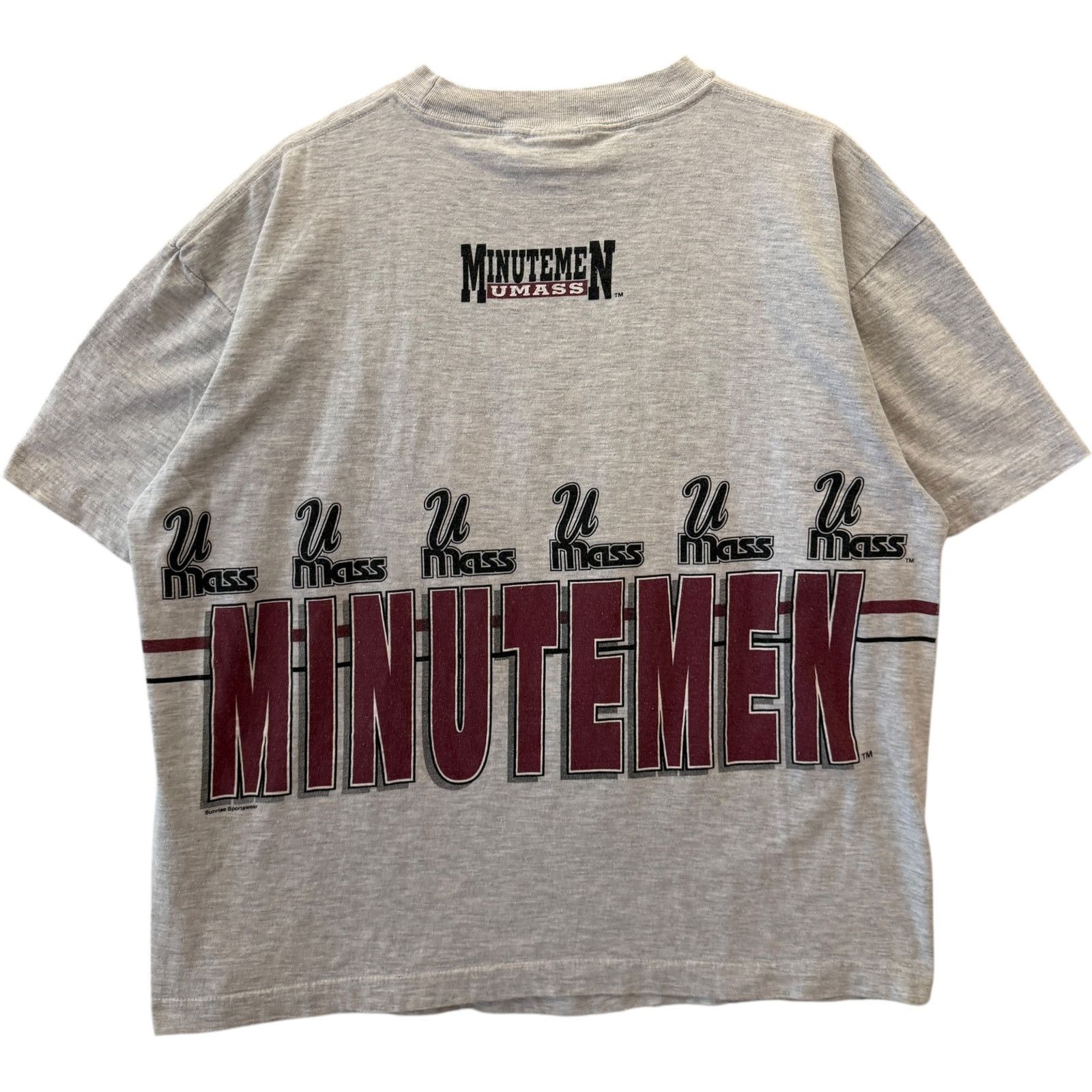 Vintage Vintage University Of Massachusetts Minutemen Tee Men's XXL Size US XXL / EU 58 / 5 - 5 Thumbnail