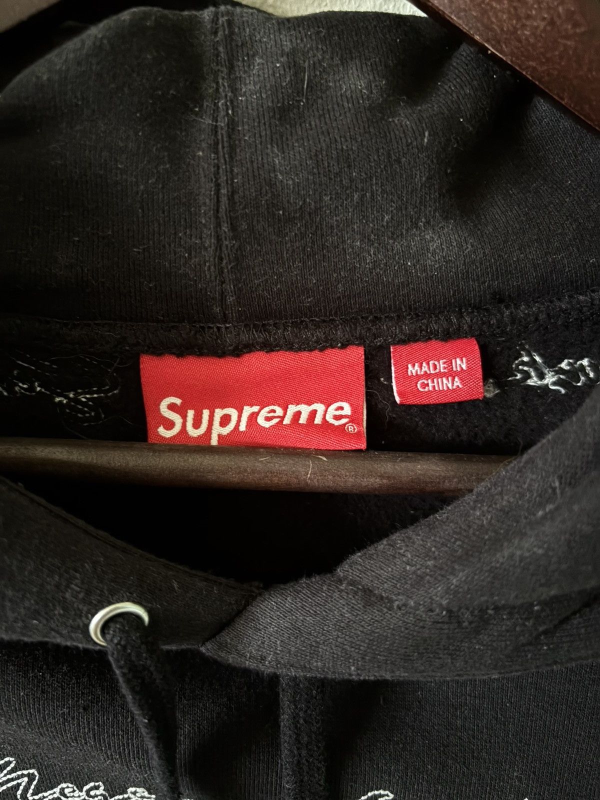 Supreme Rare Supreme Embroidery Script Hoodie Size US XL / EU 56 / 4 - 4 Thumbnail