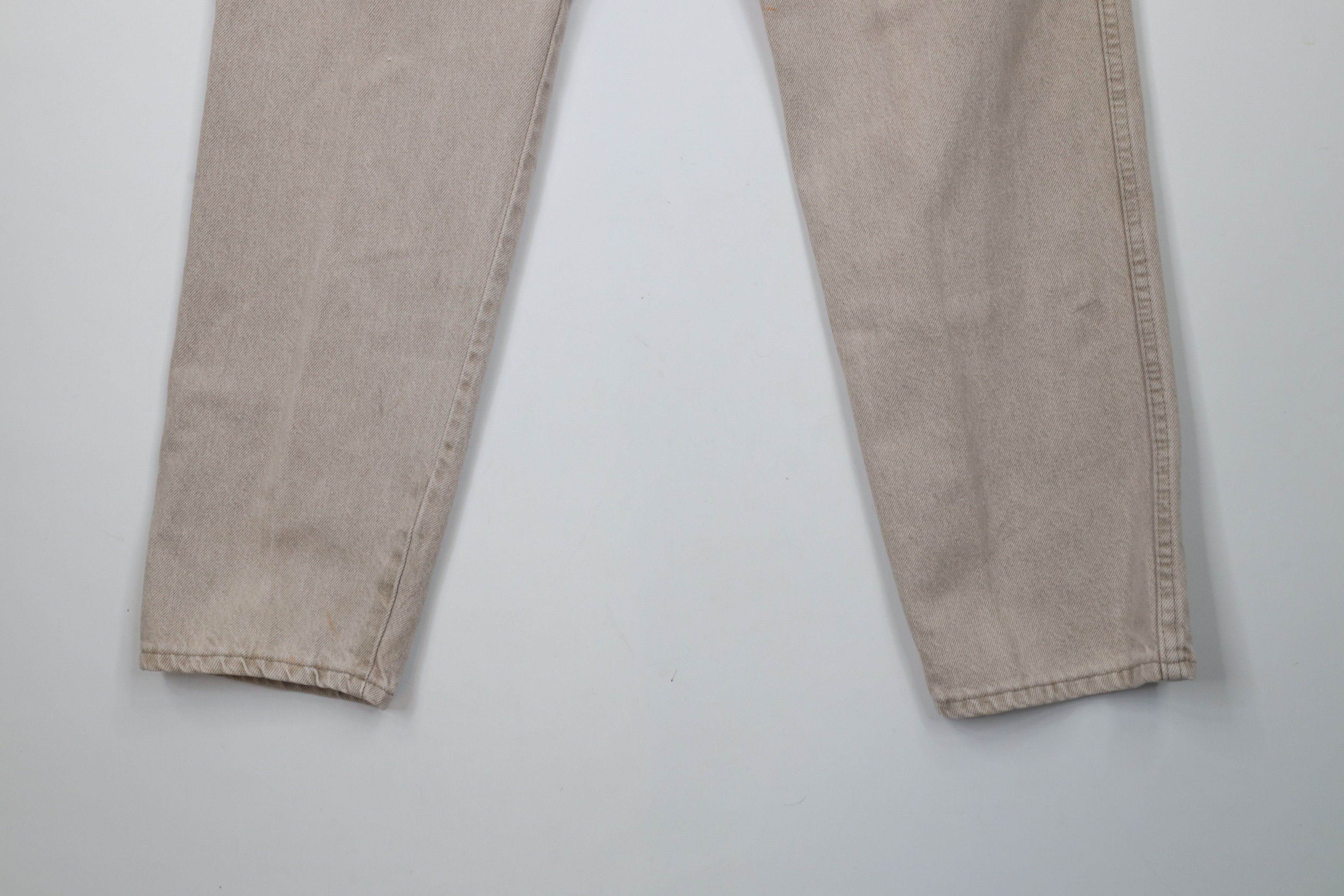 Vintage × Wrangler Vintage 90s Wrangler Fit Tapered Leg Denim Jeans Beige USA Size US 32 / EU 48 - 13 Thumbnail