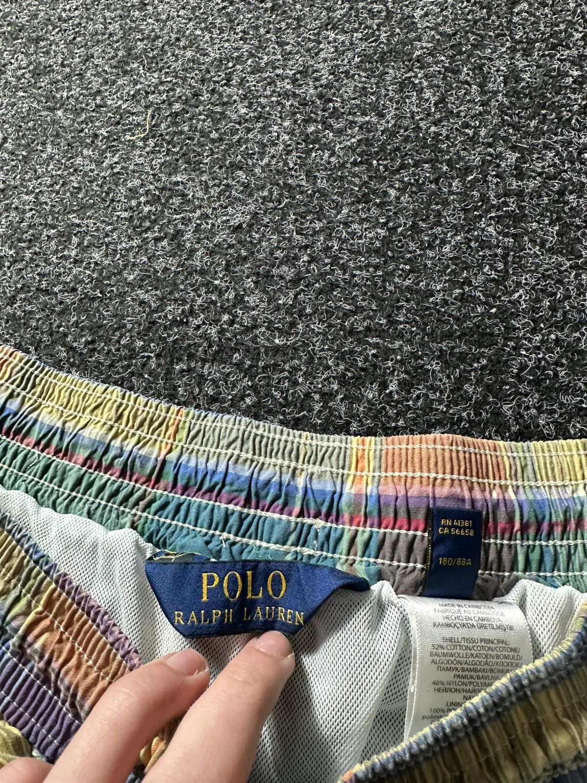Polo Ralph Lauren × Vintage 🚨 RALPH LAUREN POLO LOGO VINTAGE SHORTS L hawaii rare Size US 33 - 4 Thumbnail