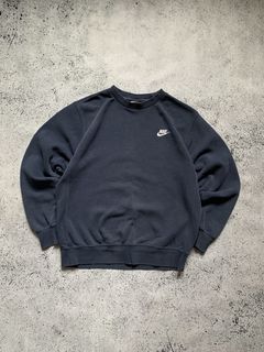 Vintage Nike Crewneck Navy Grailed