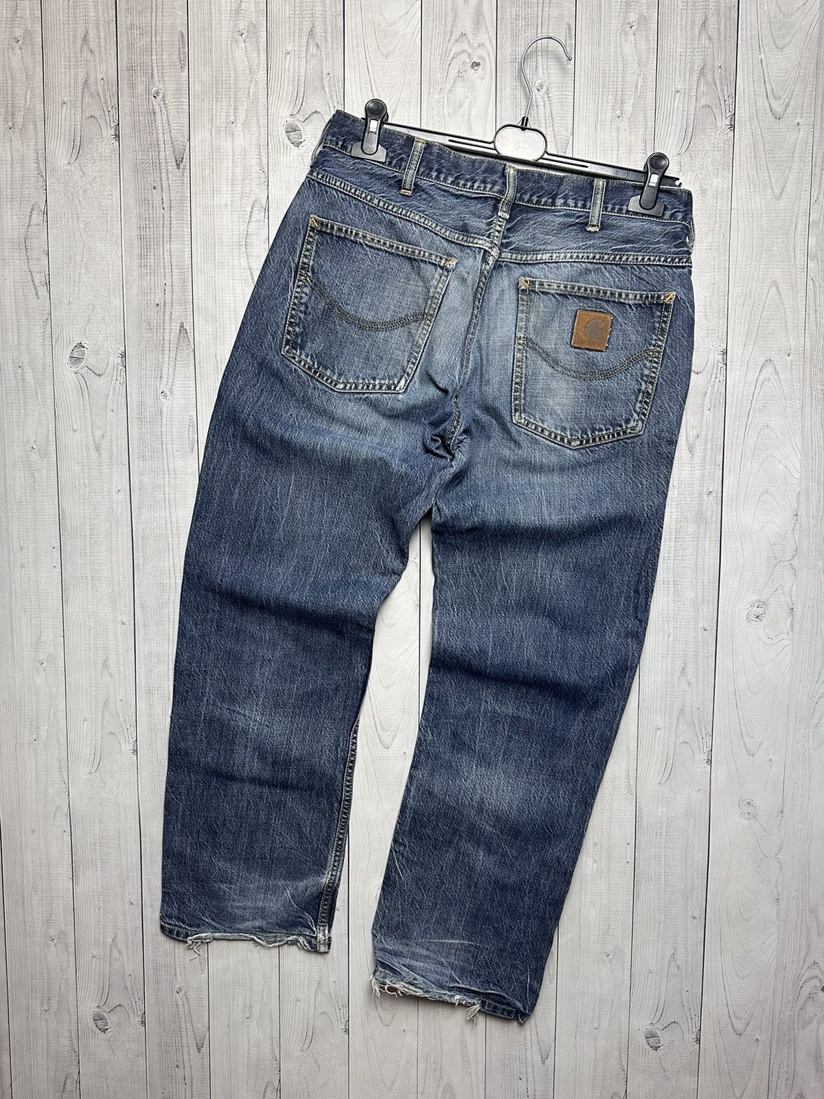Carhartt × Carhartt Wip × Vintage Vintage Carhartt Wip denim distressed pants size W31 Size US 31 - 1 Thumbnail