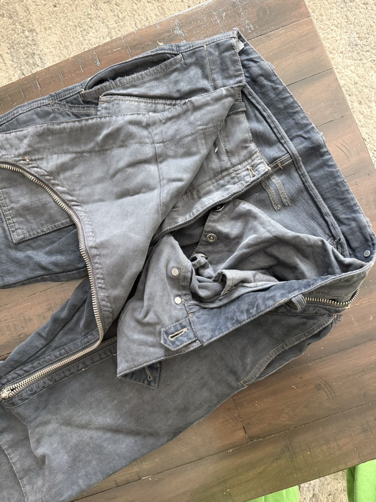 Rick Owens Rick owens olmar and mitra double layer aircuts Size US 28 / EU 44 - 4 Thumbnail