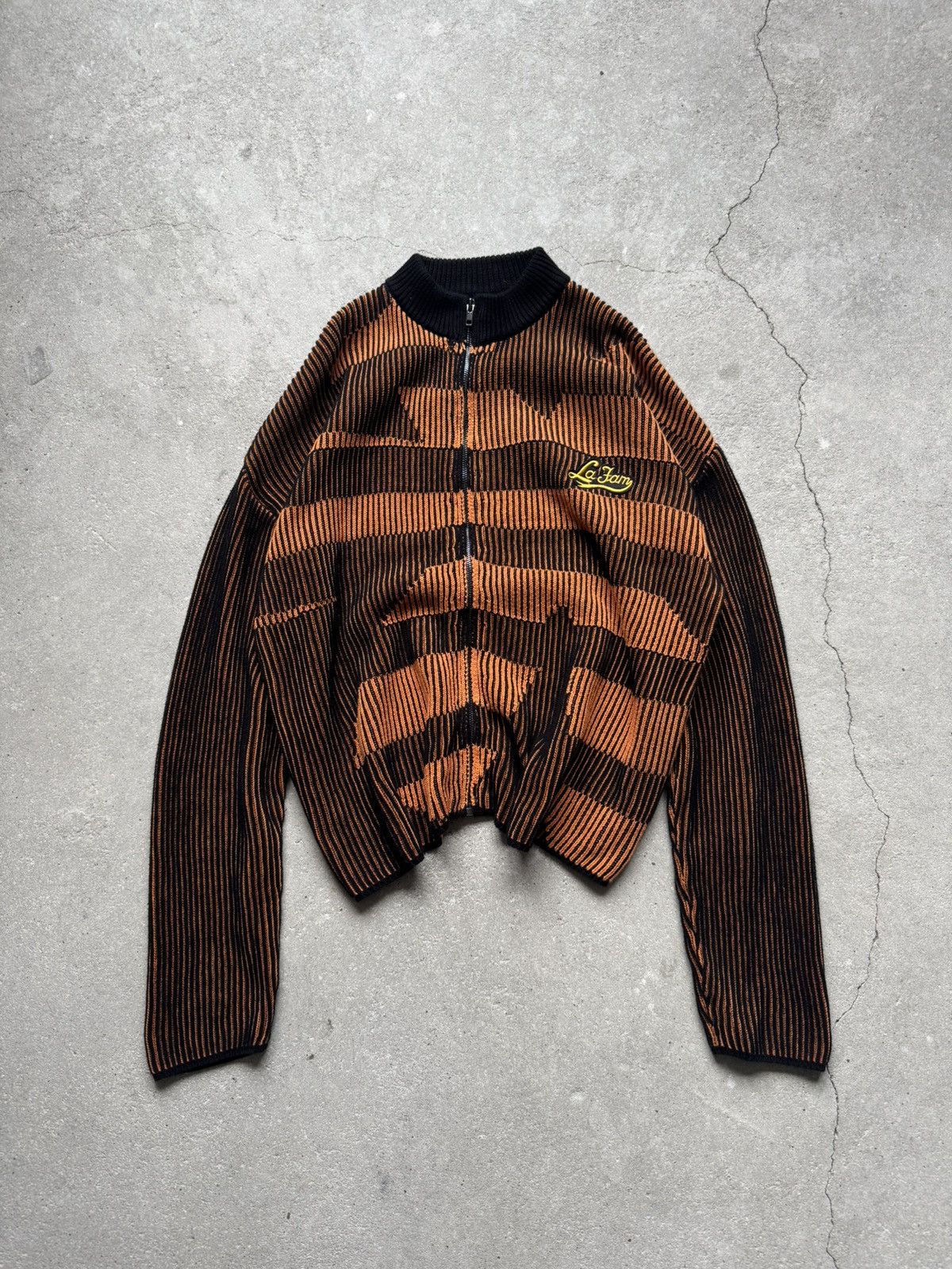 La Fam Amsterdam La Fam Amsterdam Zip Sweater Orange Sample Size US M / EU 48-50 / 2 - 2 Thumbnail