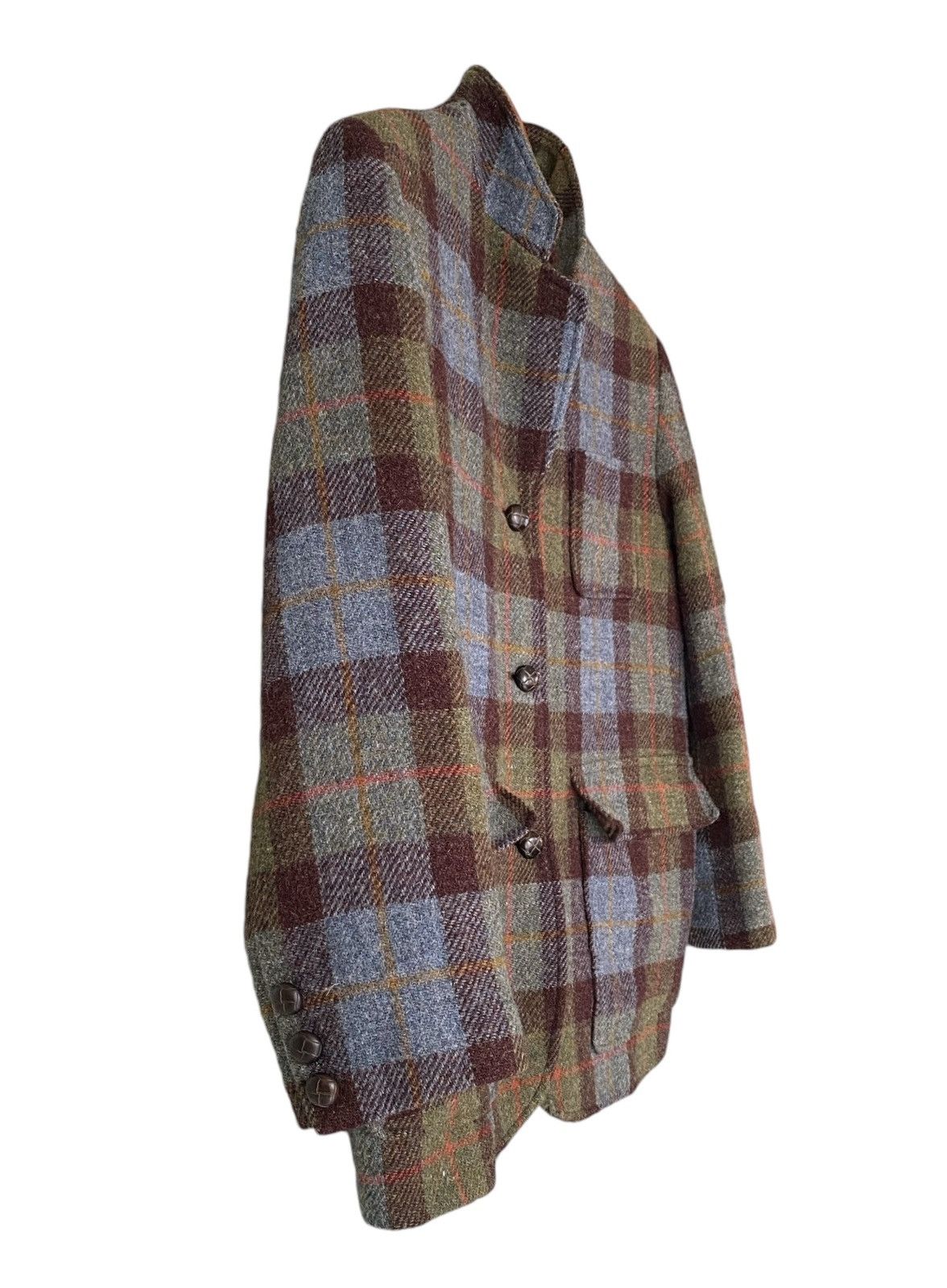 Harris Tweed Vintage HARISS TWEED Hand Woven Wool Blazers Size 42S - 5 Thumbnail