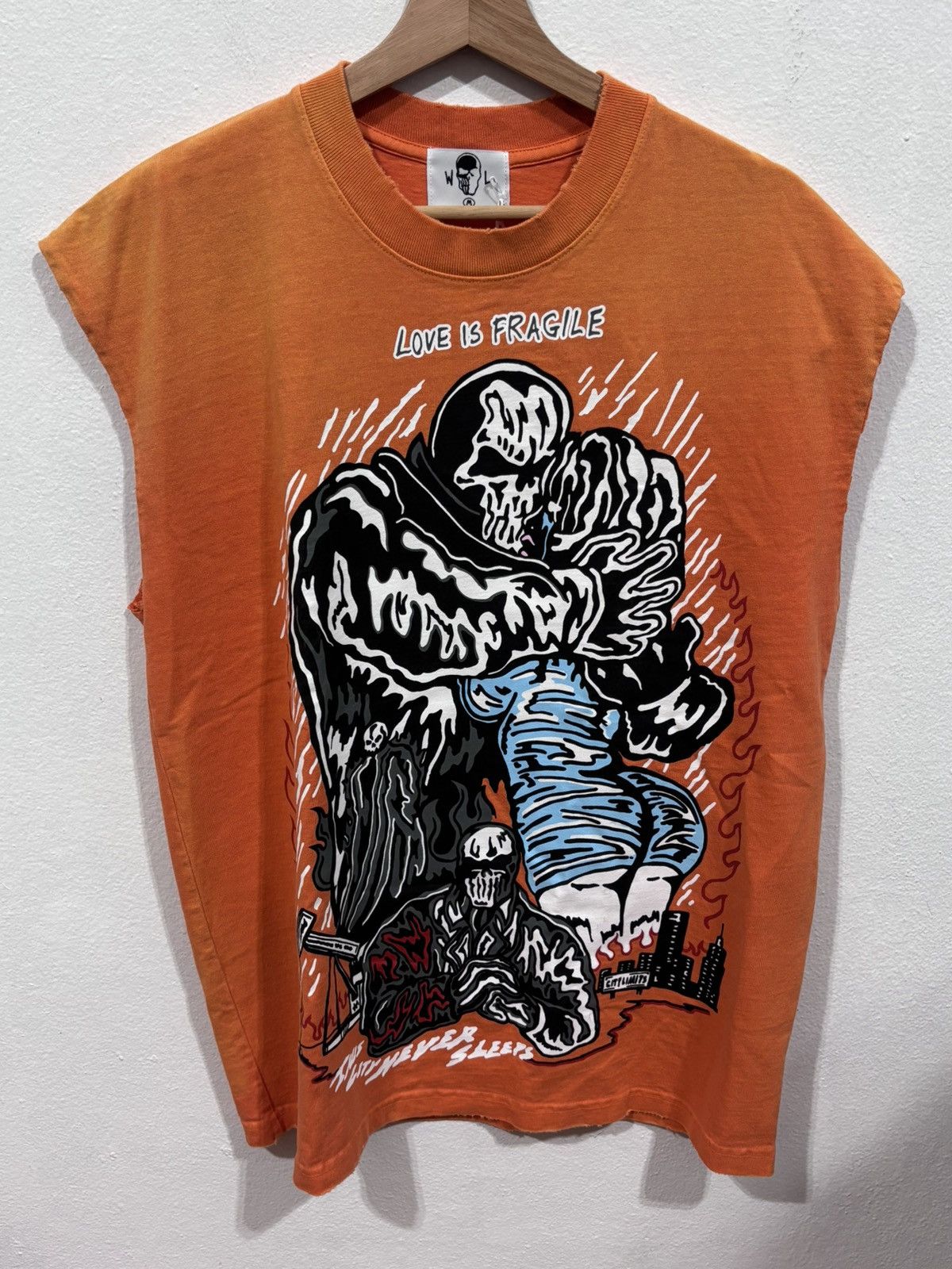 Warren Lotas Warren Lotas Love is Fragile Orange Size US M / EU 48-50 / 2 - 1 Thumbnail