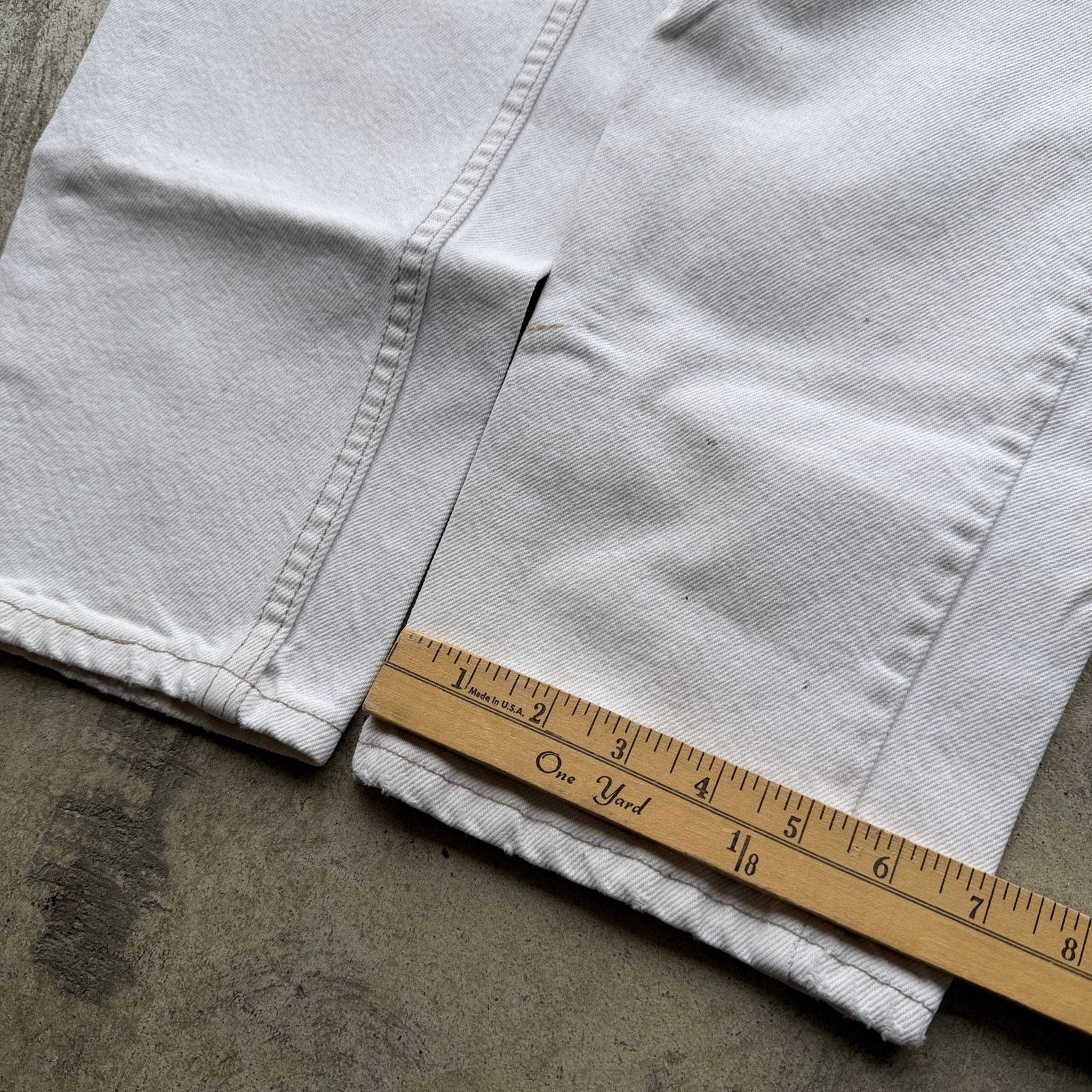 Levi's Vtg 80s Levi's orange tab 550 Relaxed White painter Jeans Size US 33 - 8 Thumbnail