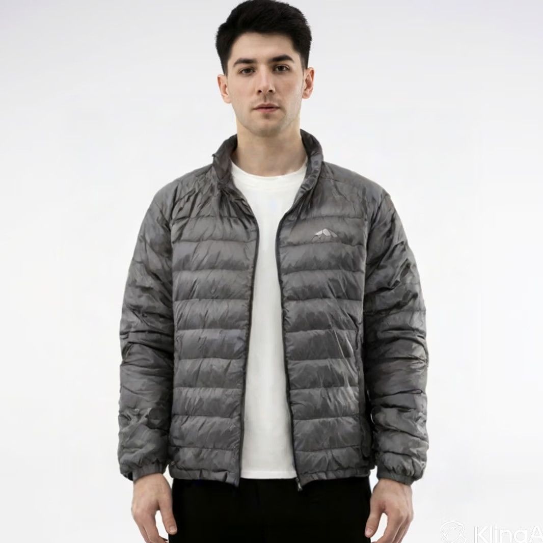 Vintage Aniesta Sport Mens Down Jacket Medium Black Ultra Lightweight Packable Full Zip Jacket Size US M / EU 48-50 / 2 - 3 Thumbnail