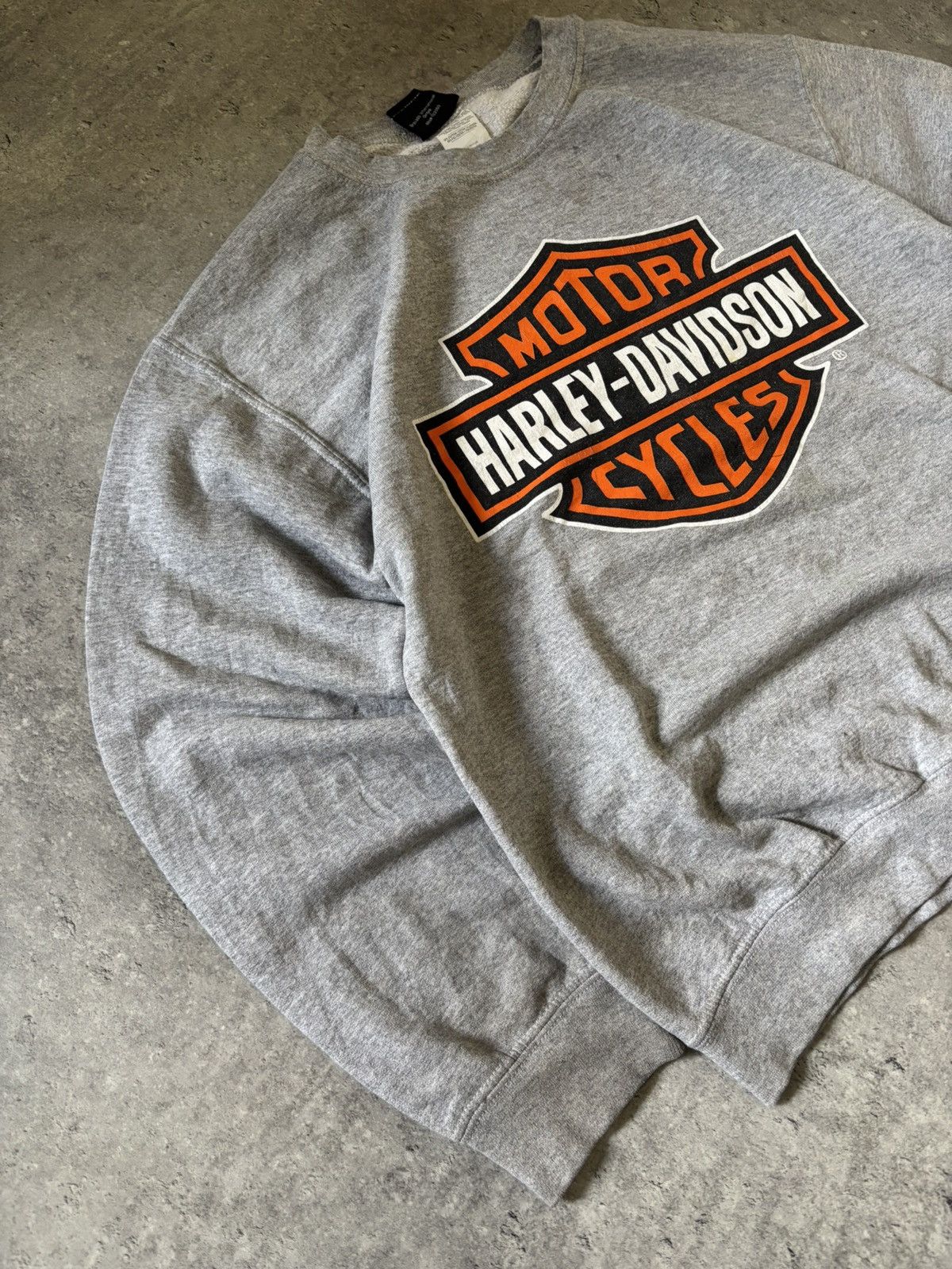 Harley Davidson Vintage Harley-Davidson Double Sided Crewneck Logo Engine Size US S / EU 44-46 / 1 - 8 Thumbnail