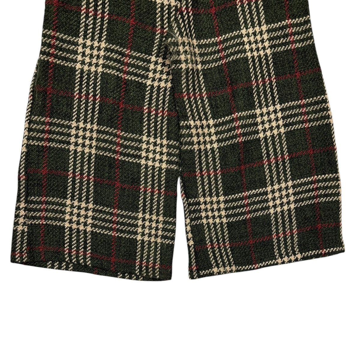 Japanese Brand × Vintage Vtg🔥Harem Tartan Green Ballon Pants Baggy Shorts Size 30" / US 8 / IT 44 - 8 Thumbnail