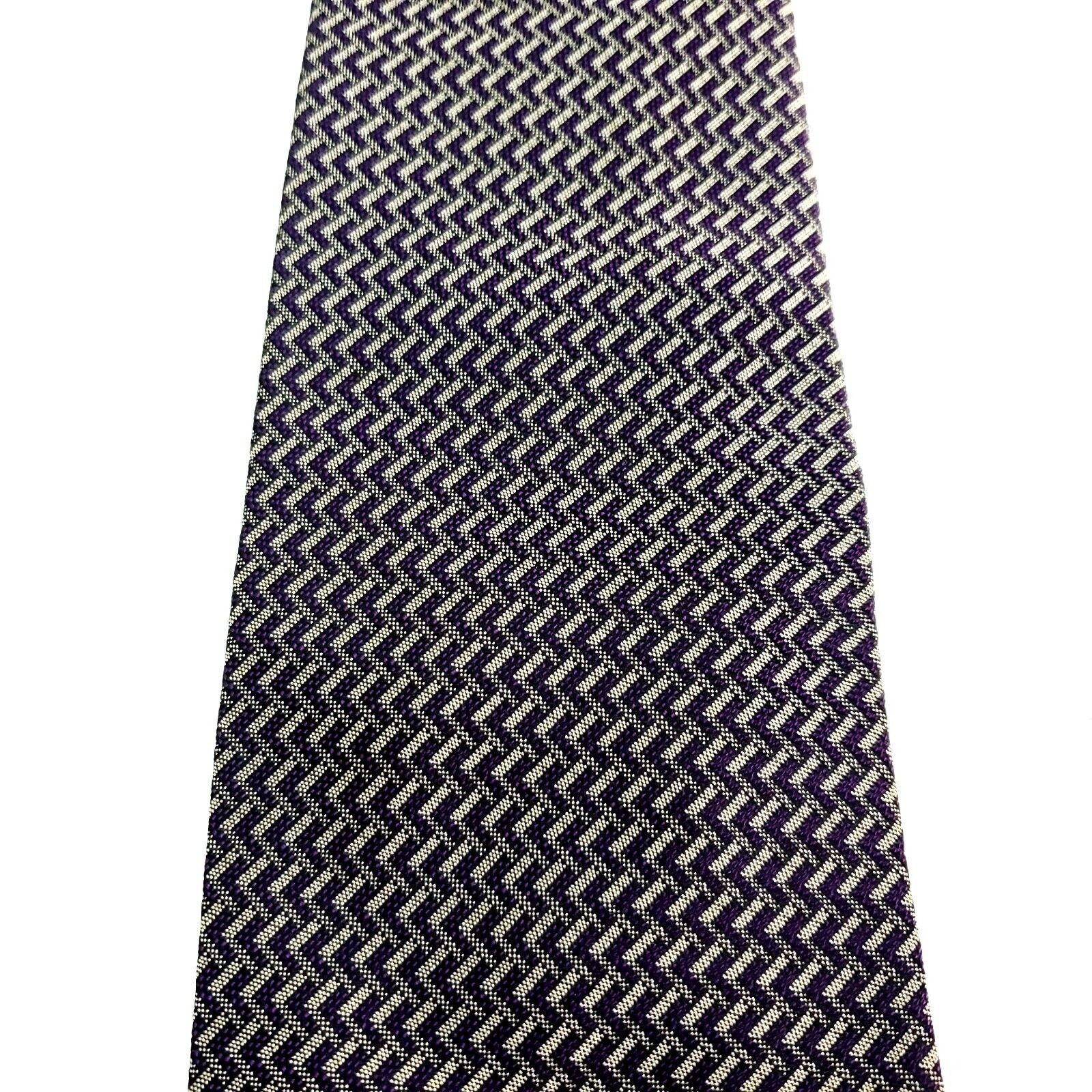 Robert Talbott Robert Talbott Best Of Class Nordstrom Silk Tie Woven Purple Size ONE SIZE - 2 Thumbnail