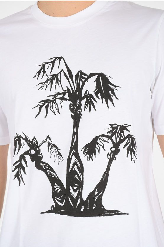 OAMC o1y0225 Crewneck T-Shirt in White/Black Size US XS / EU 42 / 0 - 2 Thumbnail