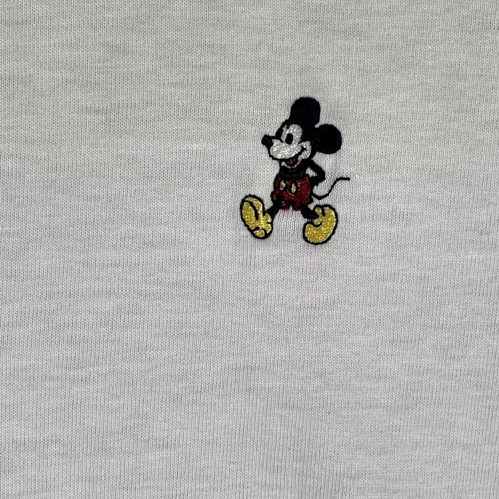 Disney VINTAGE Disney Wear Polo Shirt Mens Large White Mickey Mouse Embroidered USA 90s Size US L / EU 52-54 / 3 - 4 Thumbnail