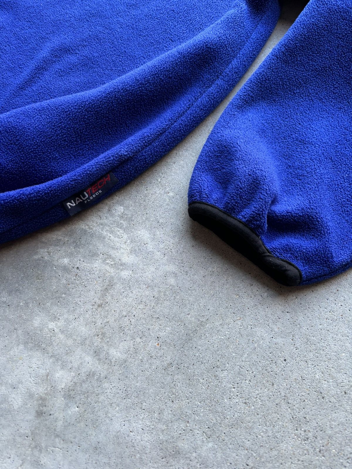 Nautica vintage 90s NAUTICA COMPETITION fleece spellout sweater Size US L / EU 52-54 / 3 - 7 Thumbnail