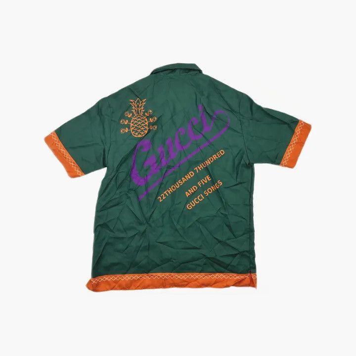 Gucci Gucci Gucci Casual Short Sleeve Button-Up Shirt -2506 Size US L / EU 52-54 / 3 - 2 Thumbnail