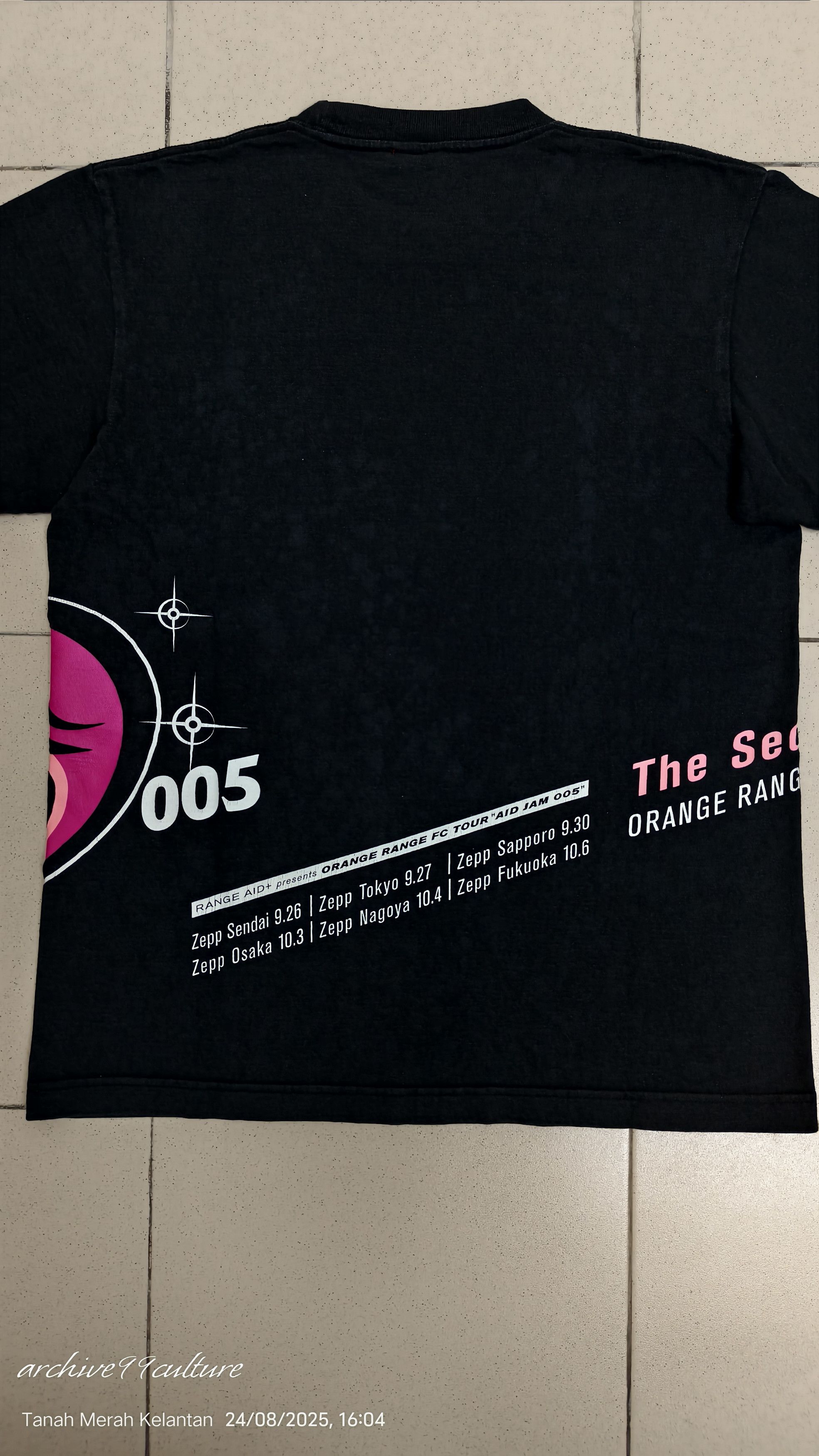 Band Tees 2005 Orange Range J Rock Band tour tee Size US M / EU 48-50 / 2 - 7 Thumbnail