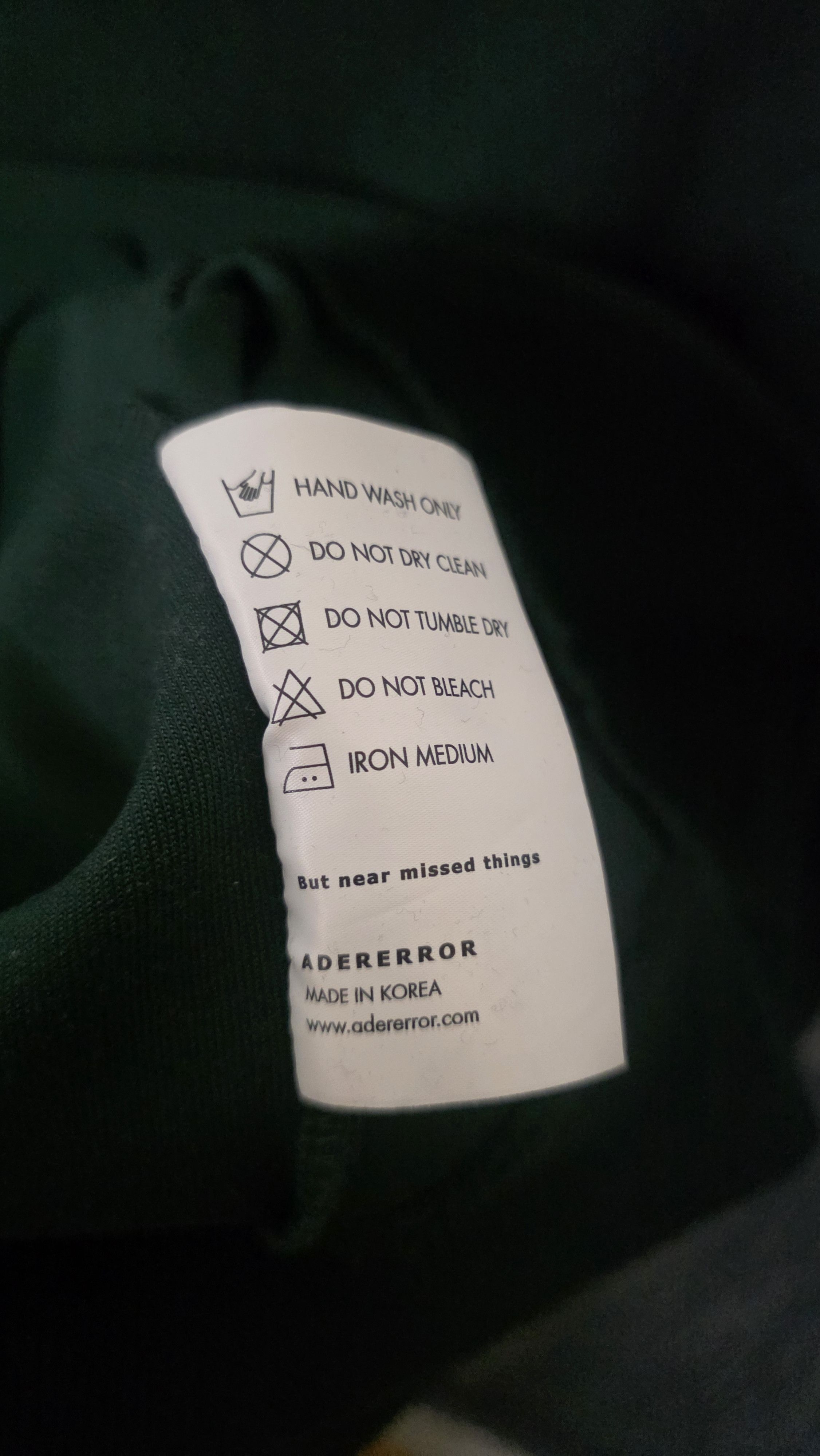 Ader Error Ader Error Green Fluic Hoodie Size US XL / EU 56 / 4 - 6 Thumbnail