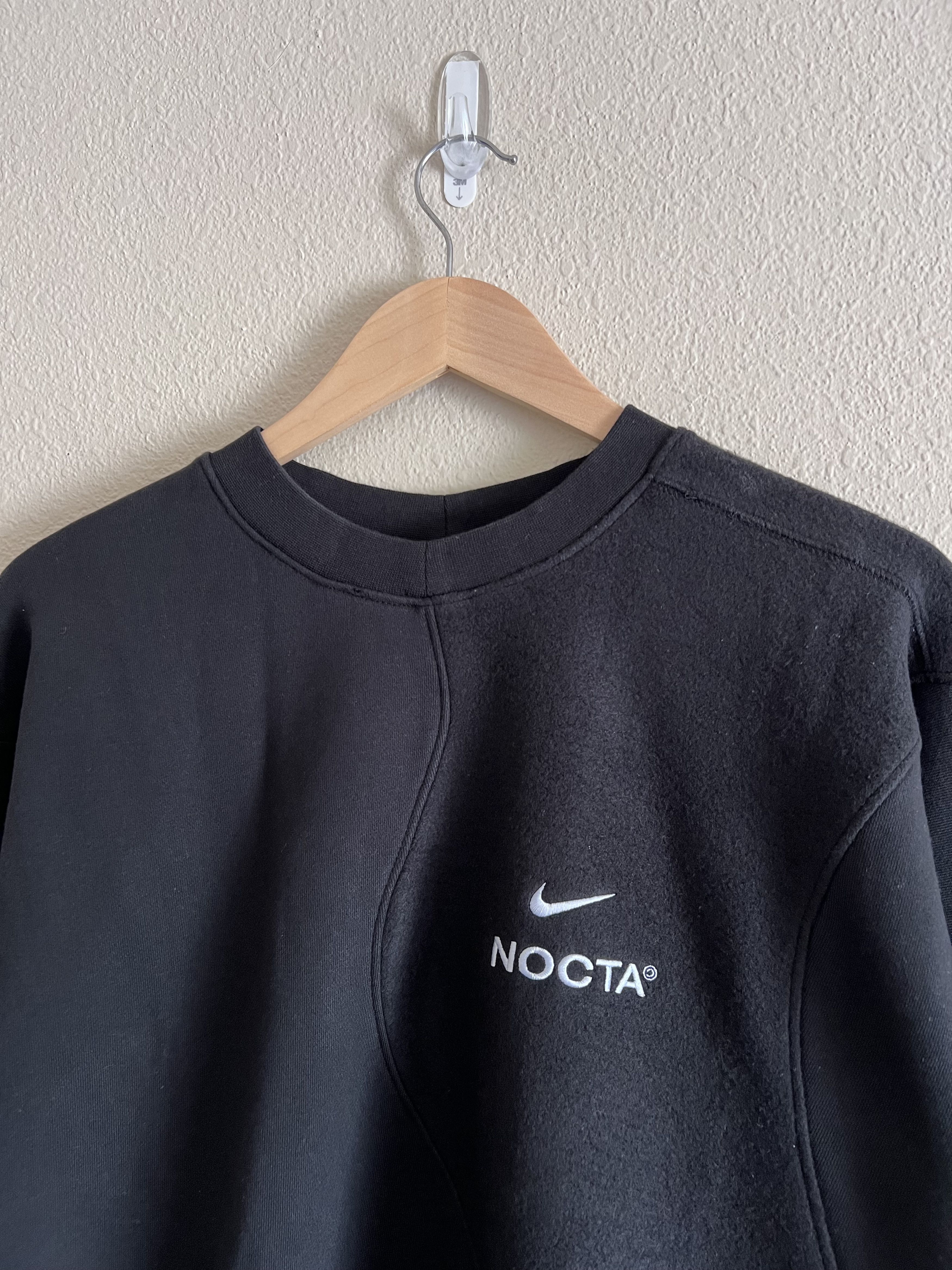 Nike NOCTA Defective Garments Crewneck in Black