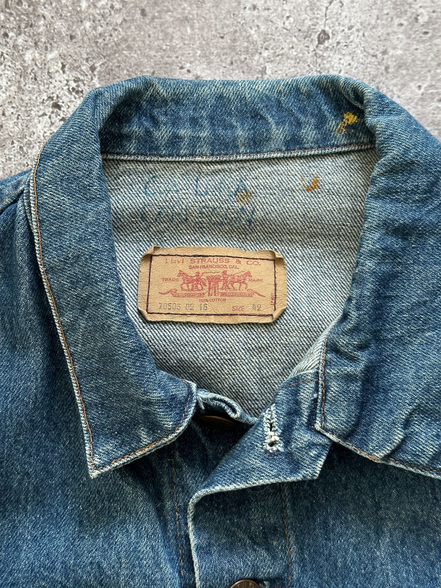 Levi's Vintage Levis 90s Trucker Denim Jacket Size US S / EU 44-46 / 1 - 6 Thumbnail