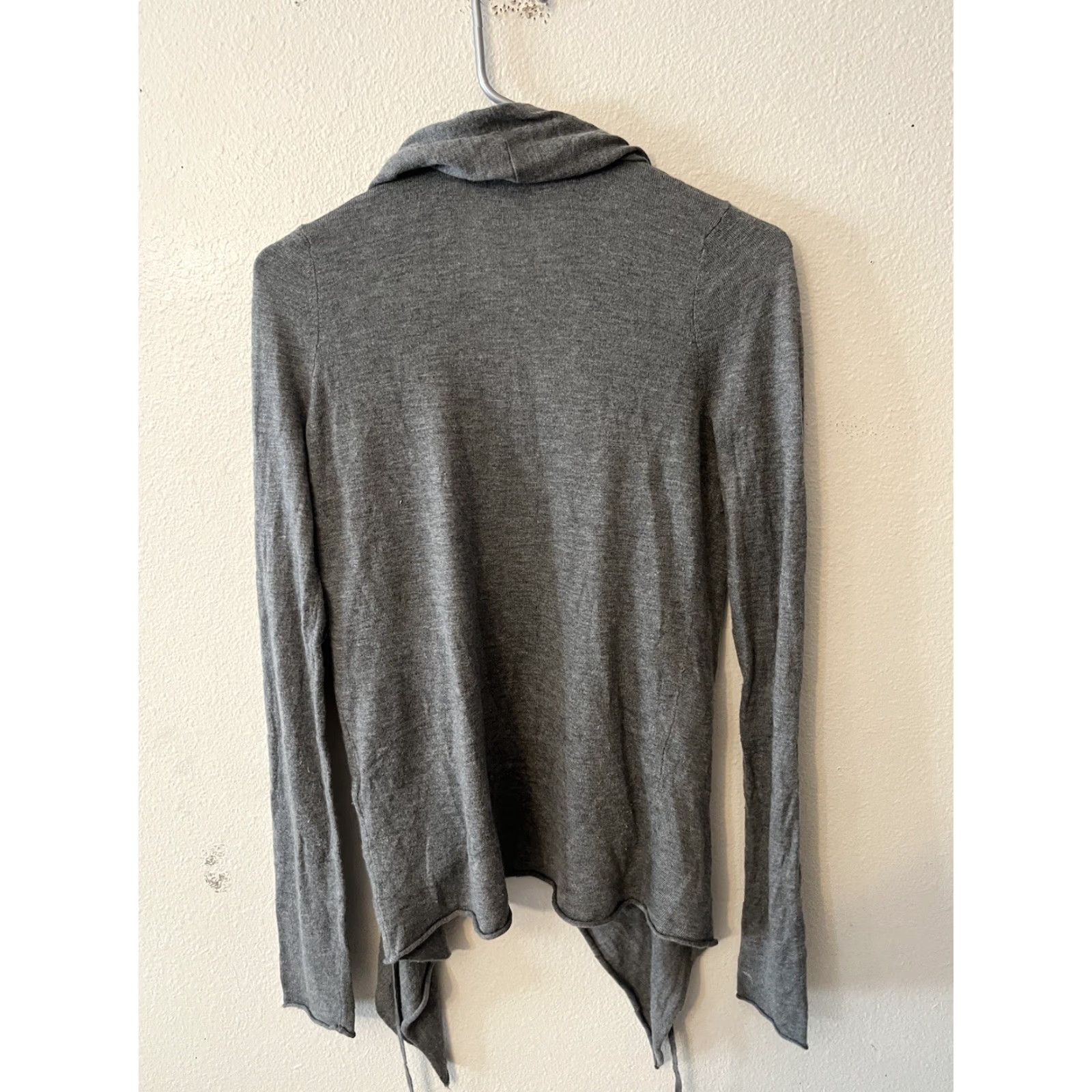 Express Express Women's Cardigan Sweater Long Sleeve Open Gray Size XS Size XS / US 0-2 / IT 36-38 - 3 Thumbnail