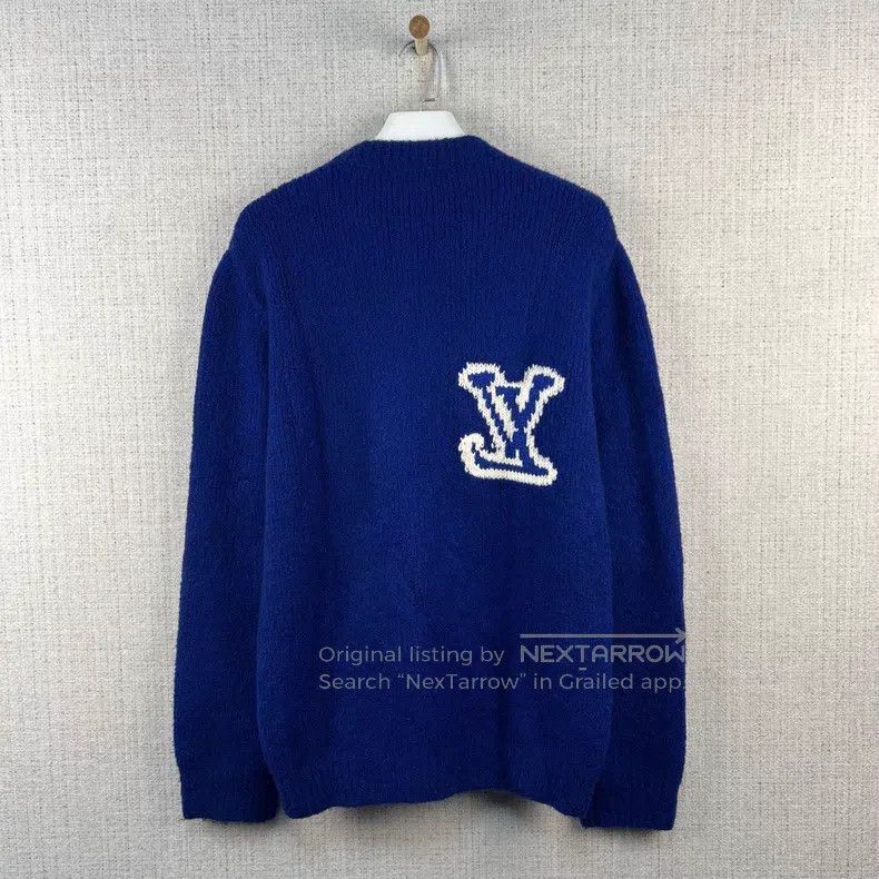 Louis Vuitton Louis Vuitton Intarsia crew neck teddy wool sweater Size US XL / EU 56 / 4 - 3 Thumbnail