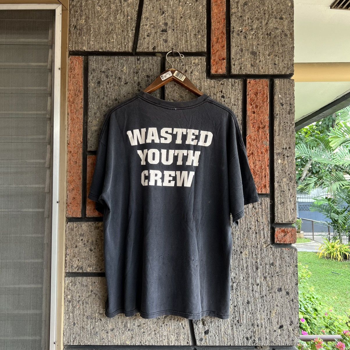 Vintage 1999 Blood For Blood Wasted Youth Crew Band Tee Shirt Size US XL / EU 56 / 4 - 3 Thumbnail