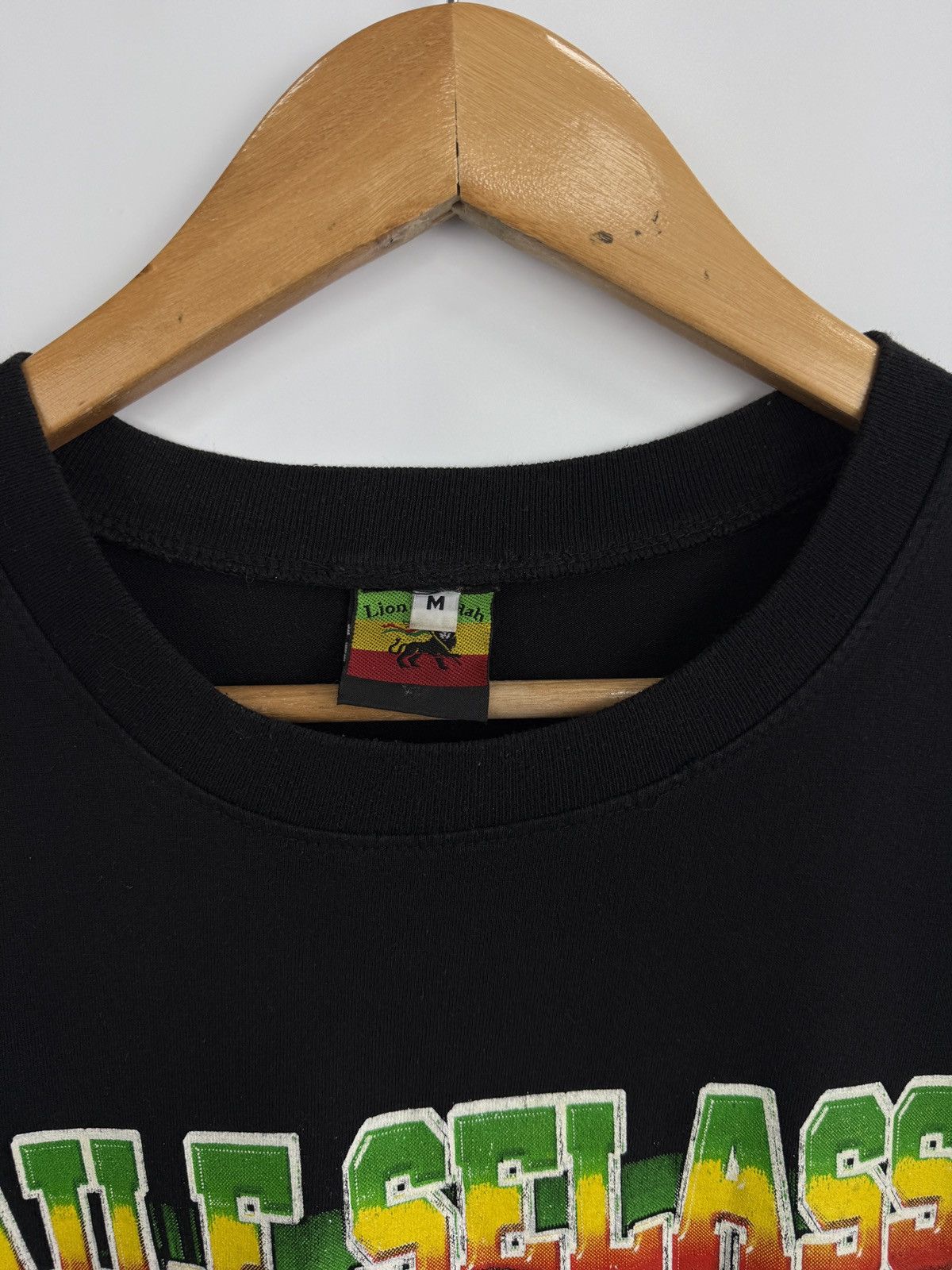 Bob Marley 🇪🇹 Vintage 90s Haile Selassie RasTafari Emperor Ethiopia King Size US M / EU 48-50 / 2 - 5 Thumbnail