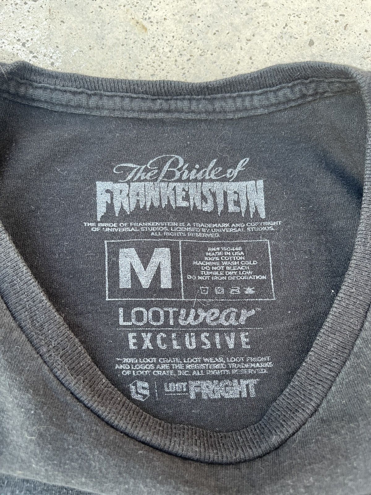 Universal Studios The Bride Of Frankenstein Lightning Design Shirt Size US M / EU 48-50 / 2 - 7 Thumbnail