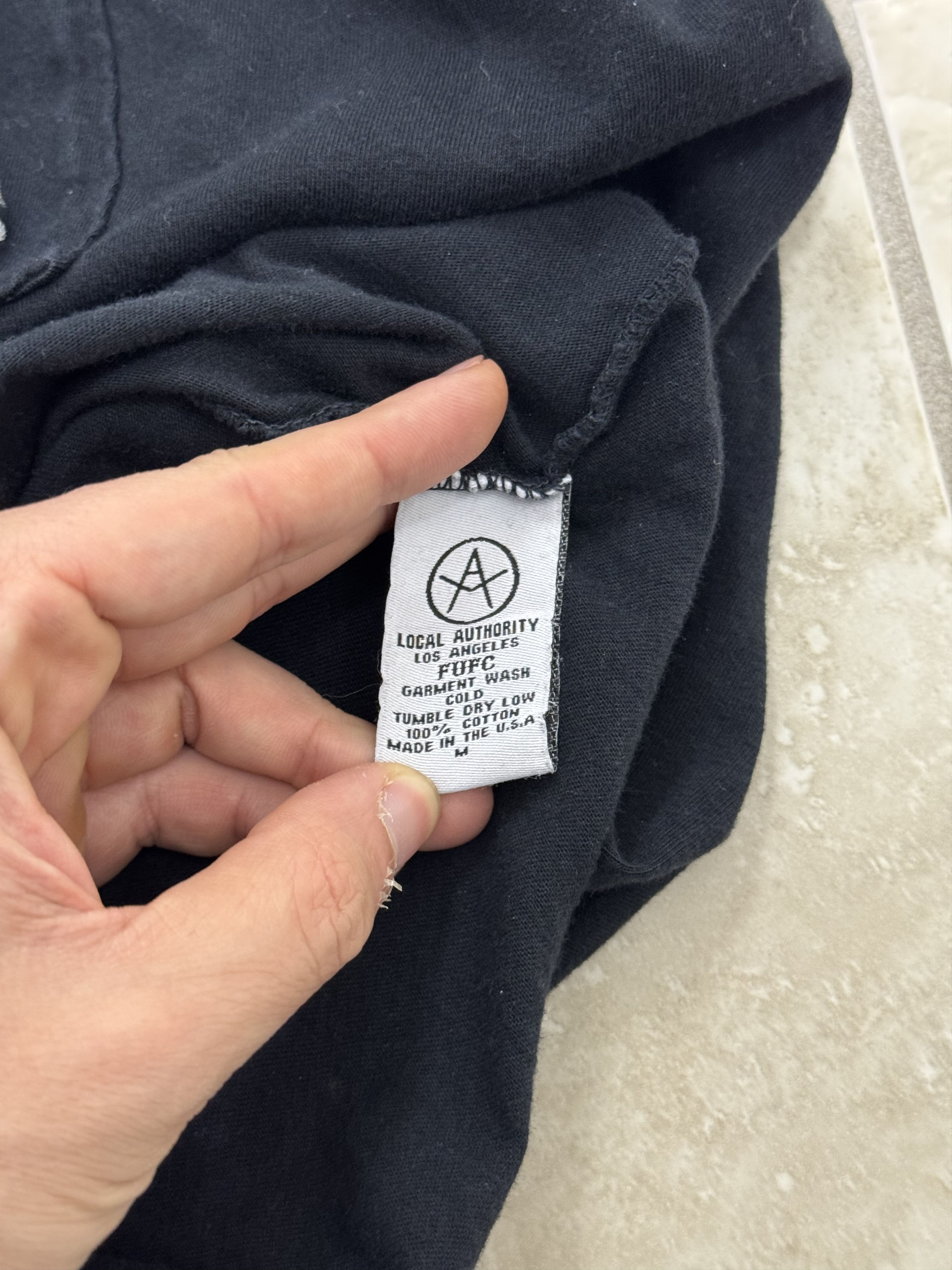 Local Authority Local Authority Faded Black Graphic Logo T-Shirt Size US M / EU 48-50 / 2 - 5 Thumbnail