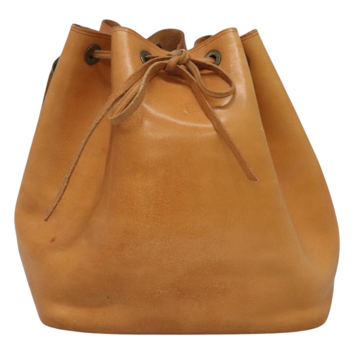 Louis Vuitton LOUIS VUITTON Nomad Leather Petit Noe Shoulder Bag Beige Size ONE SIZE - 13 Thumbnail